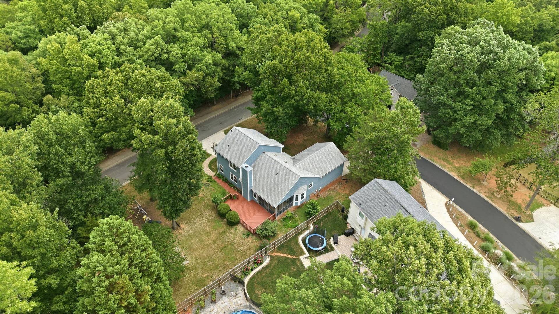 7038 Chelsea Day Lane, Tega Cay, SC 29708 Aerial View Back