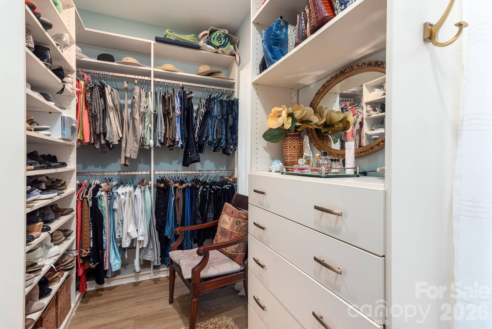 Primary bedroom closet