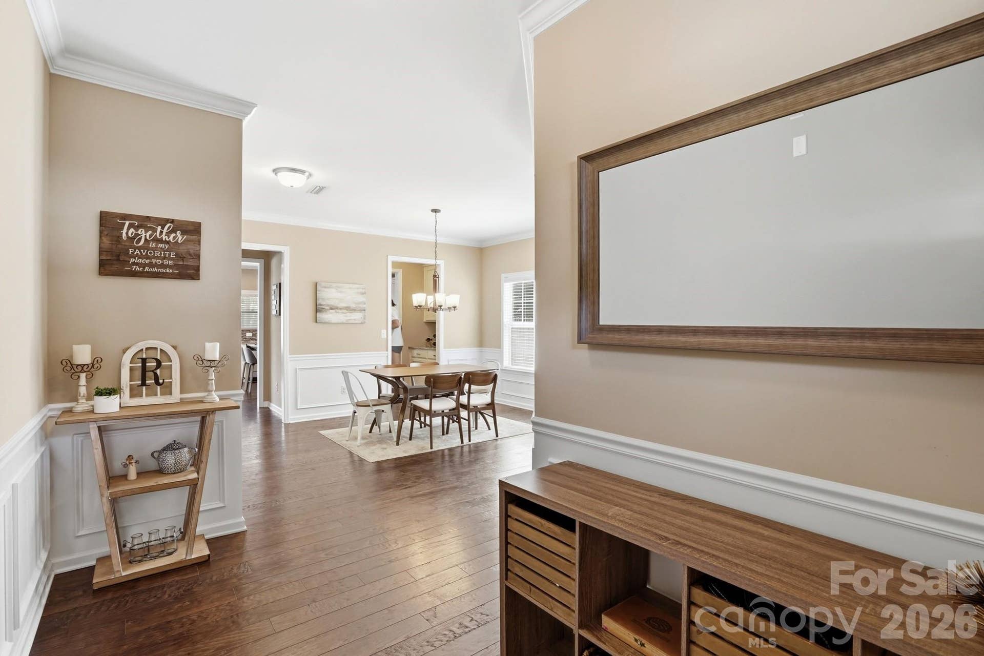 1198 Jasmine Drive, Fort Mill, SC 29707 Foyer with warm wood floors