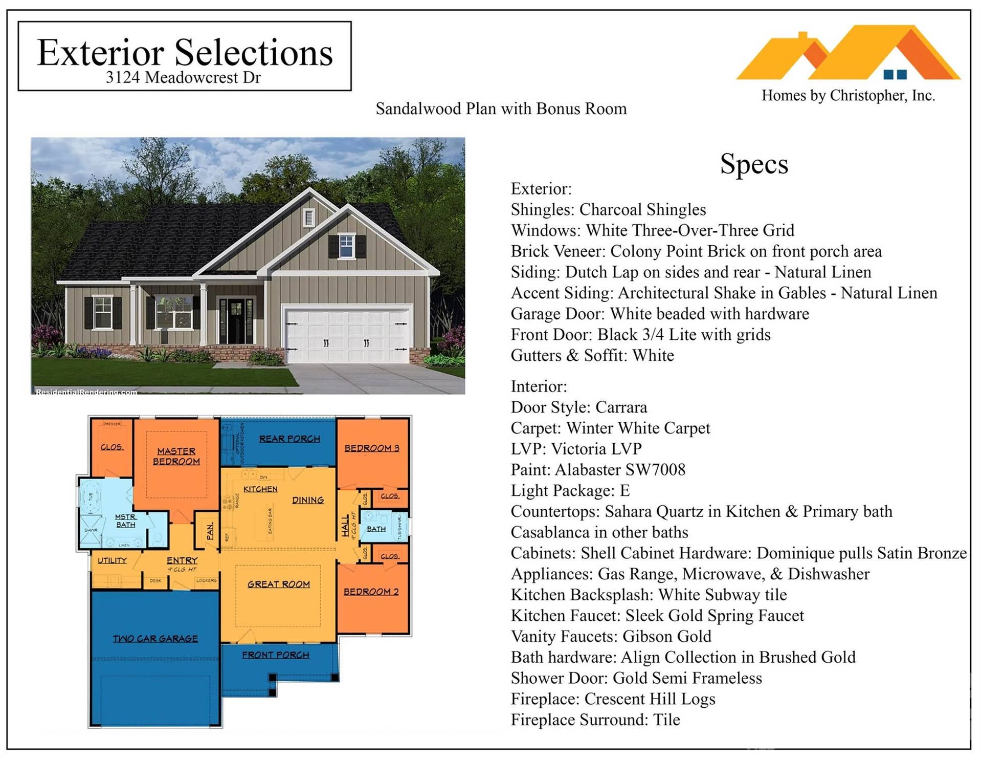 3124 Meadowcrest Drive, Clover, SC 29710 3124 Meadowcrest Drive, Clover, SC 29710
