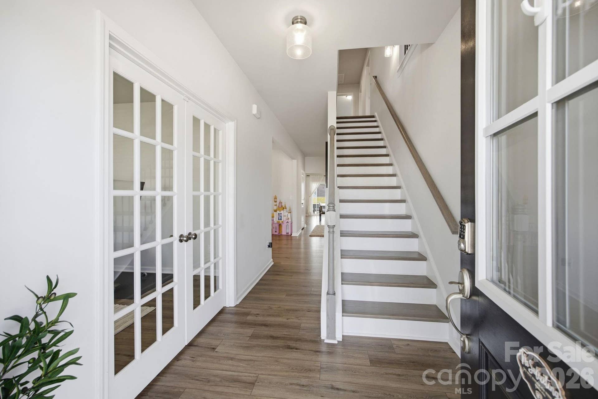Spacious entry foyer