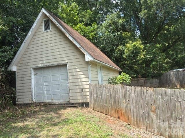 Detached oversized Garage