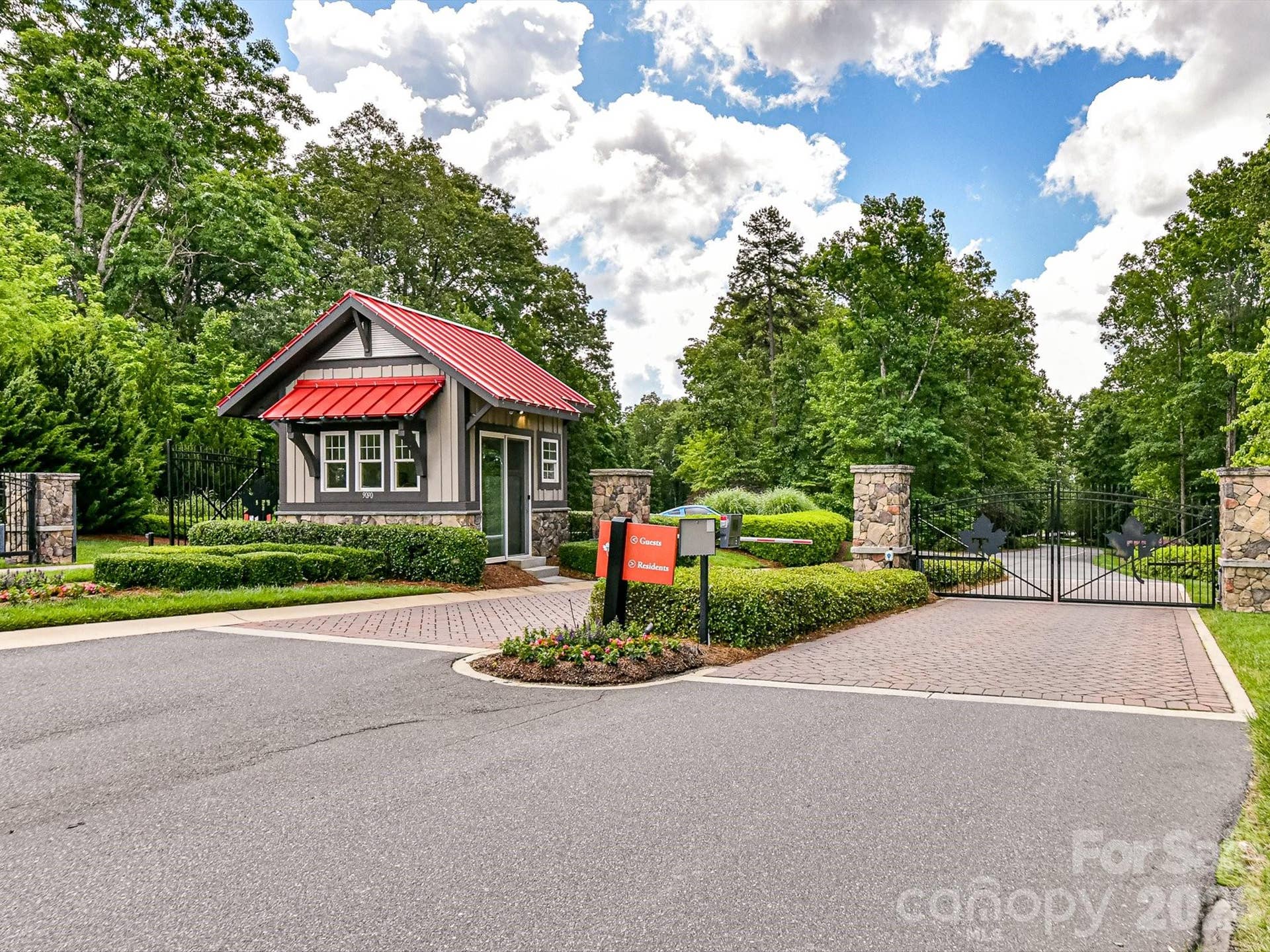 Tree Tops is a Gated Community with Full Time Security 24/7.