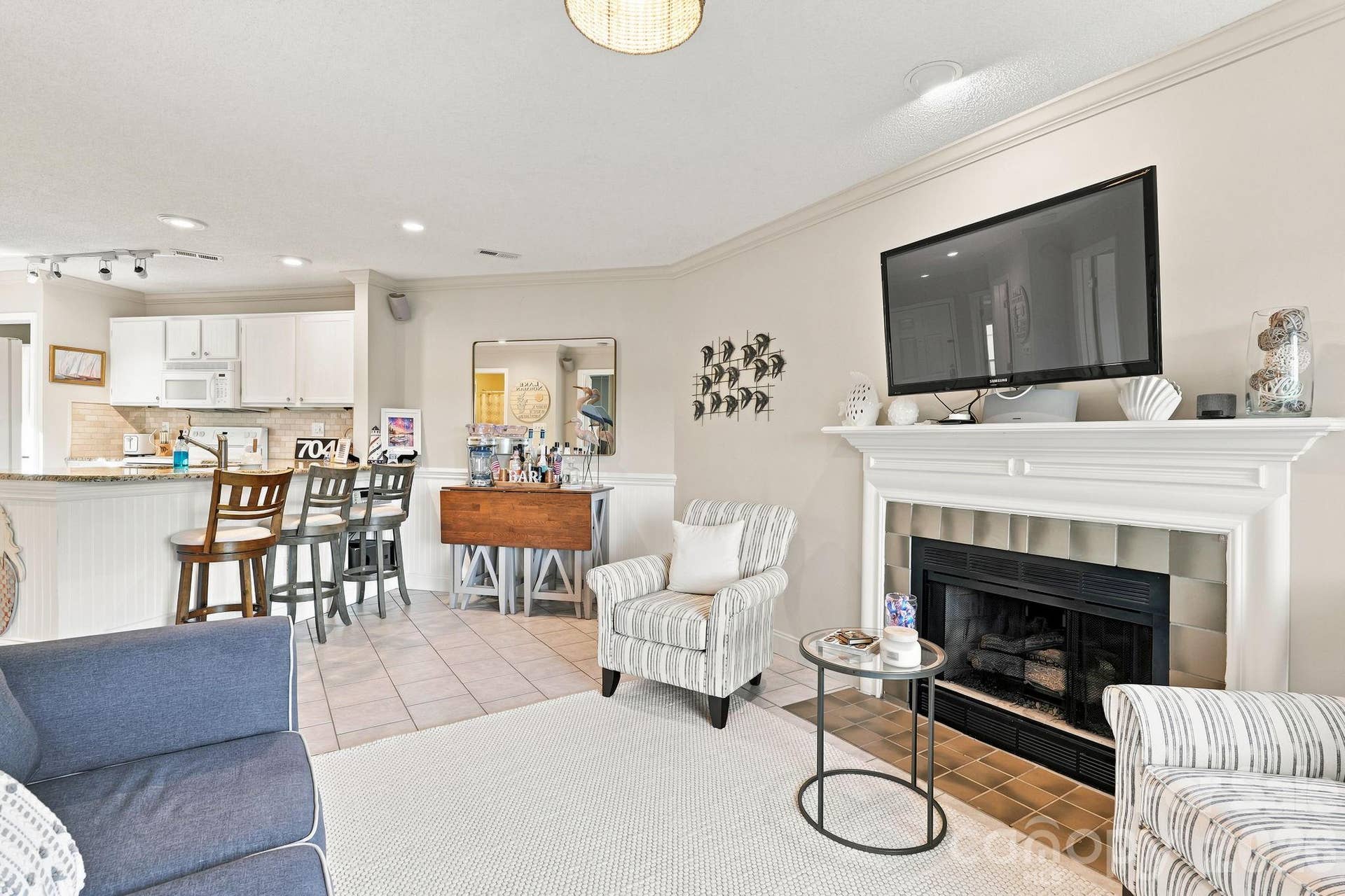 2135 Regatta Lane, #303, Denver, NC 28037 Great Room with Fireplace