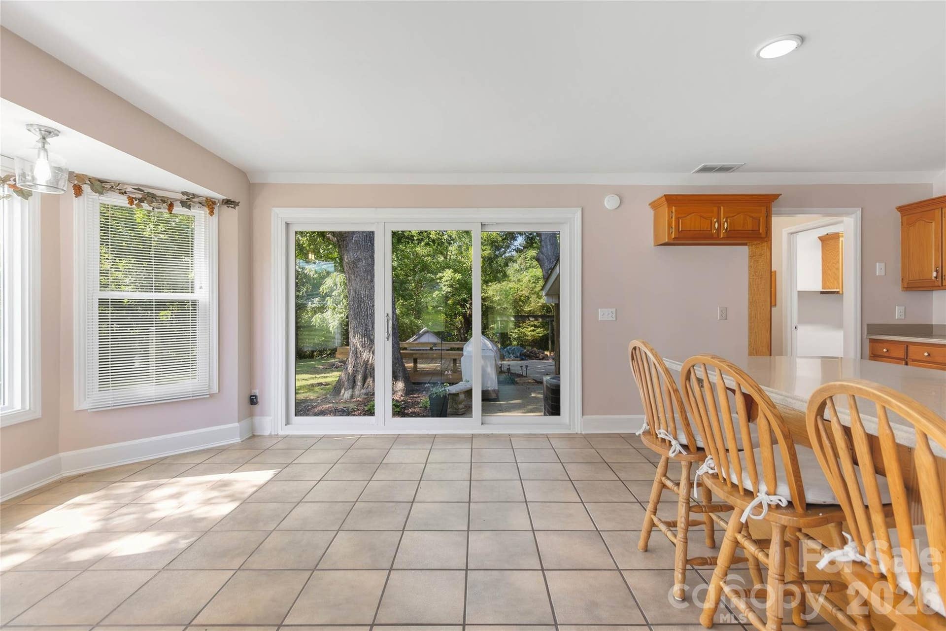 Sliding doors to back yard