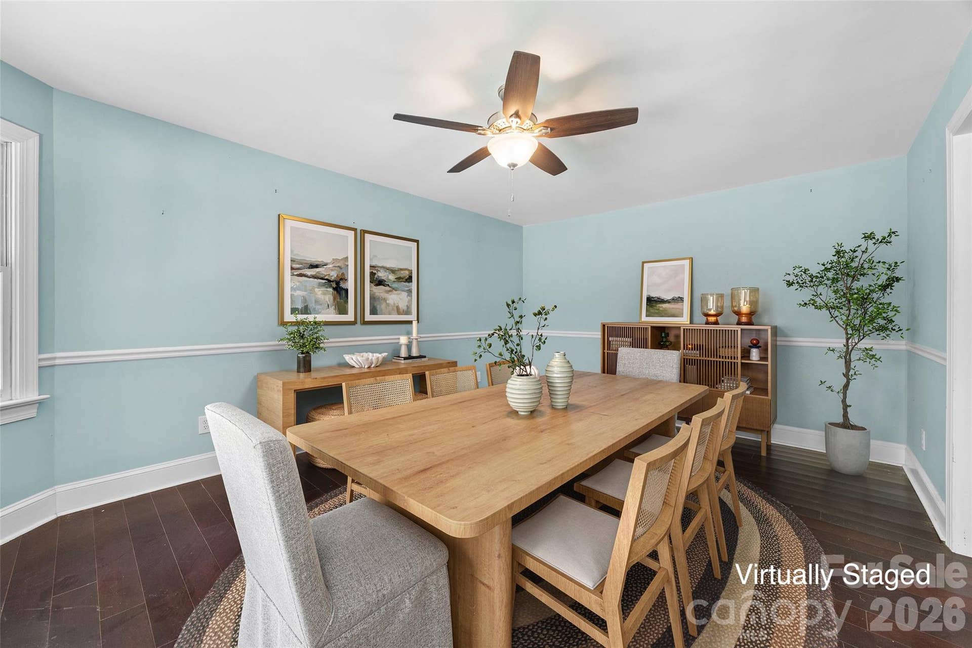 Dining Room Virtually Staged