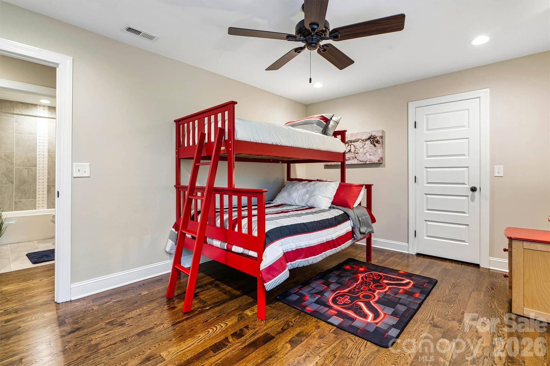 Third bedroom also has plenty of room and deep closet