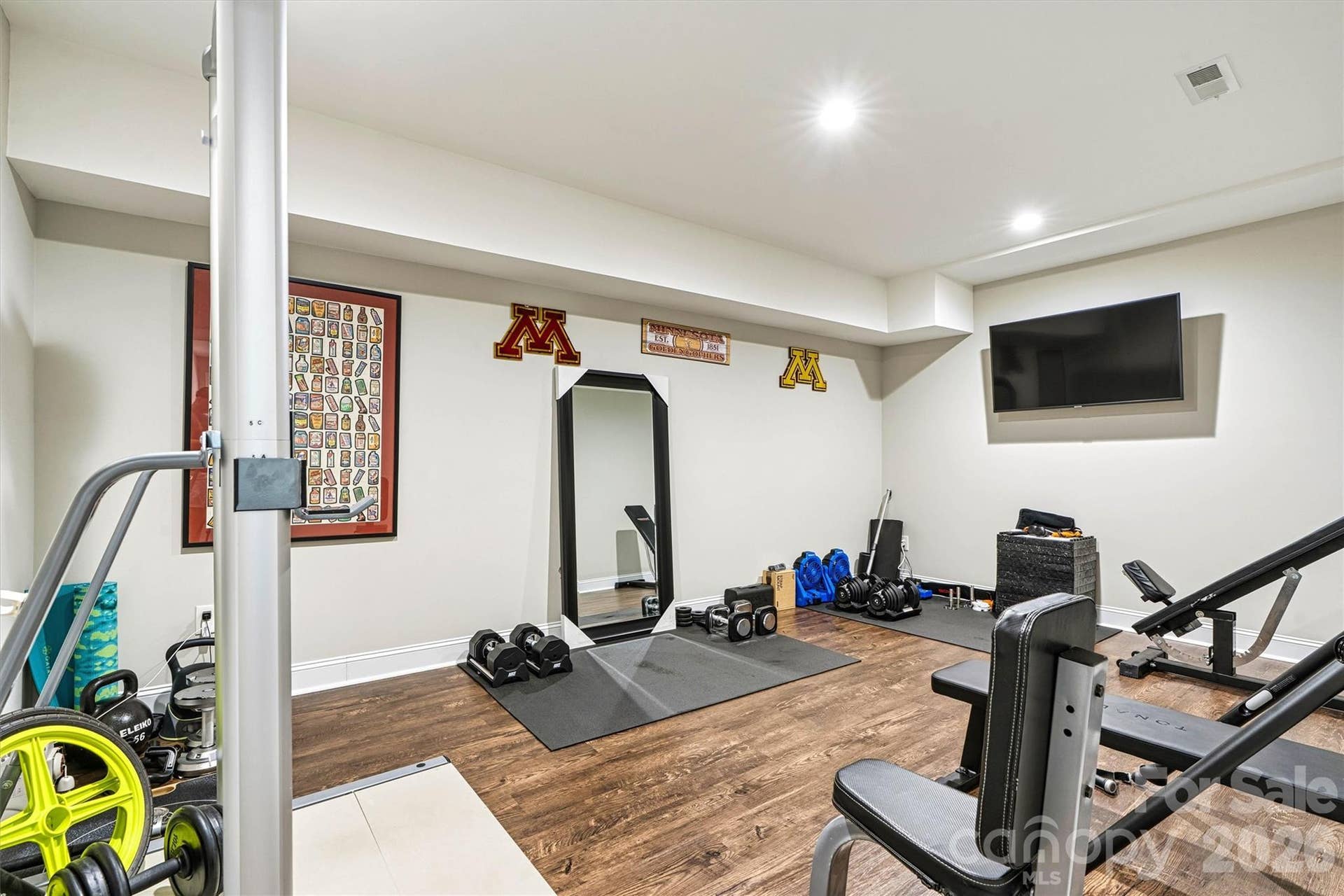 And wait, yes, there is even another room in the lower level. This flex space can be anything you want it to be.