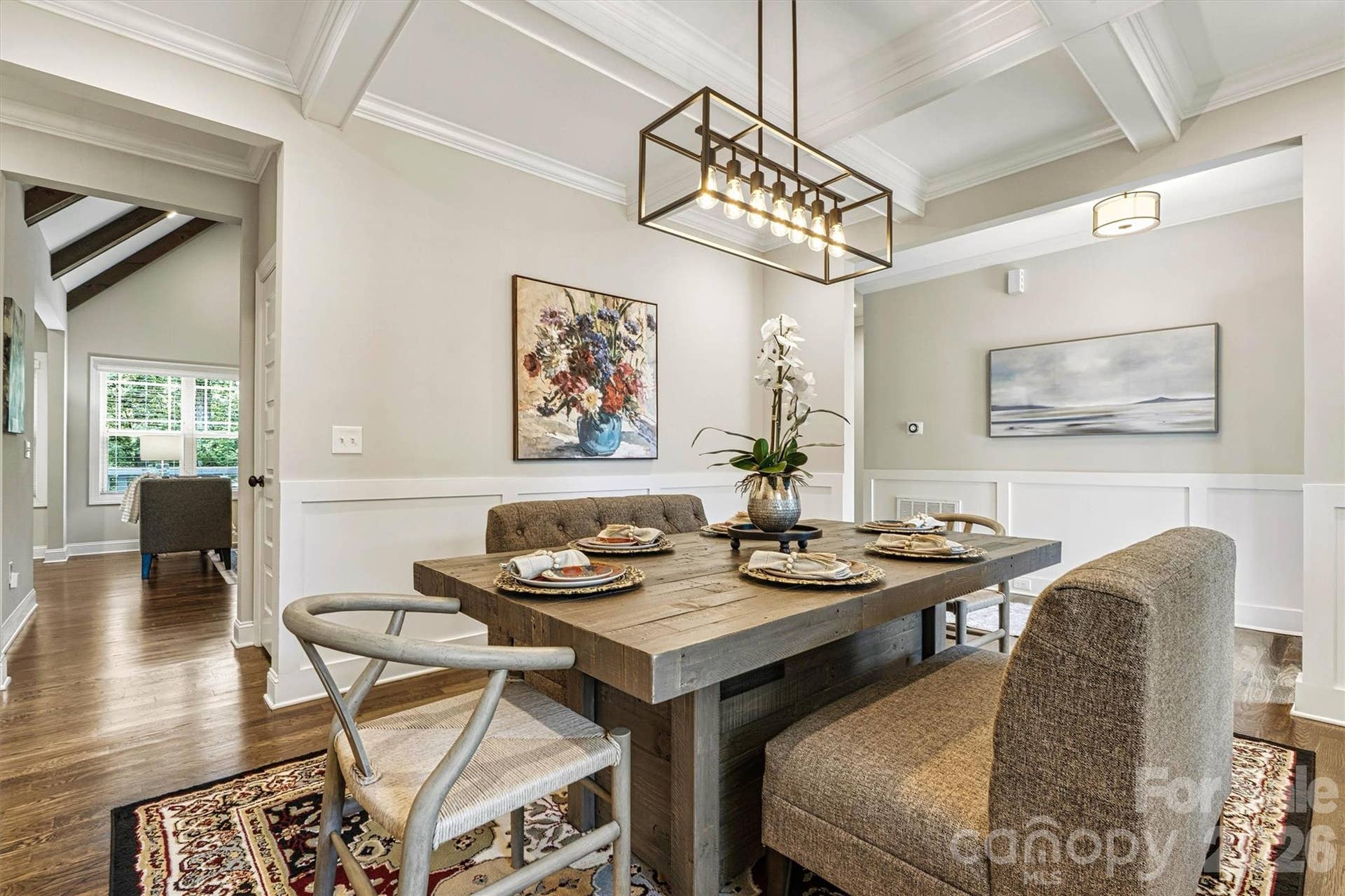 A generous space with updated lighting