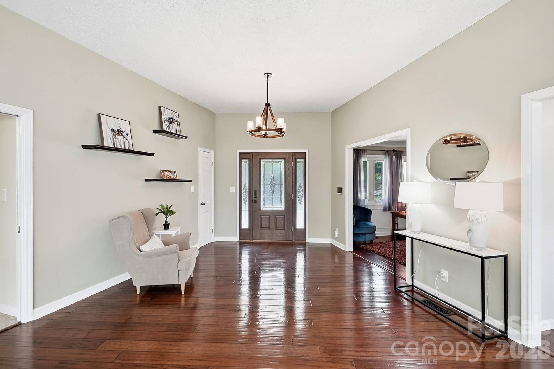 Bright and open foyer
