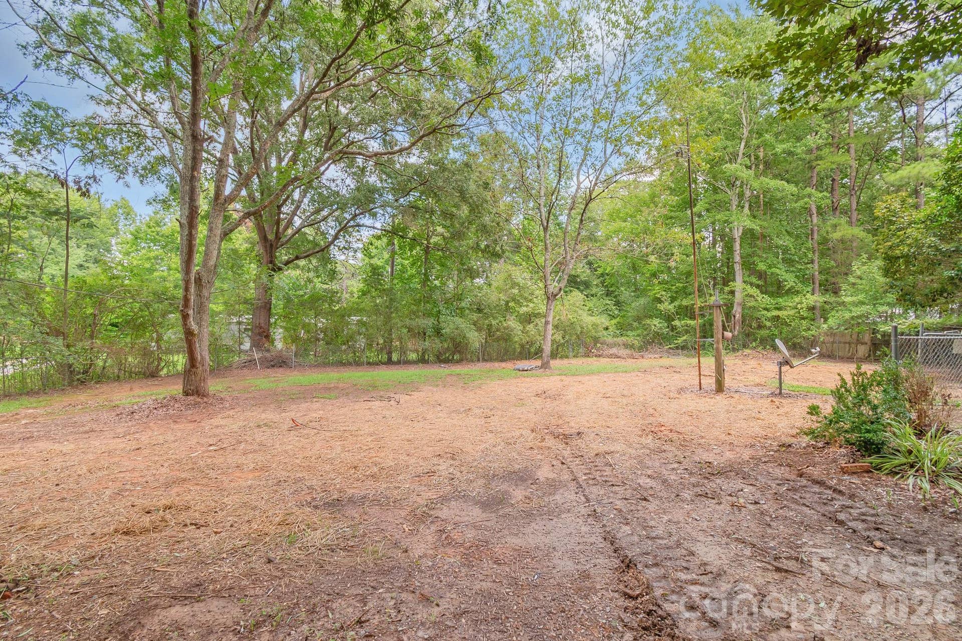 Cleared area of land
