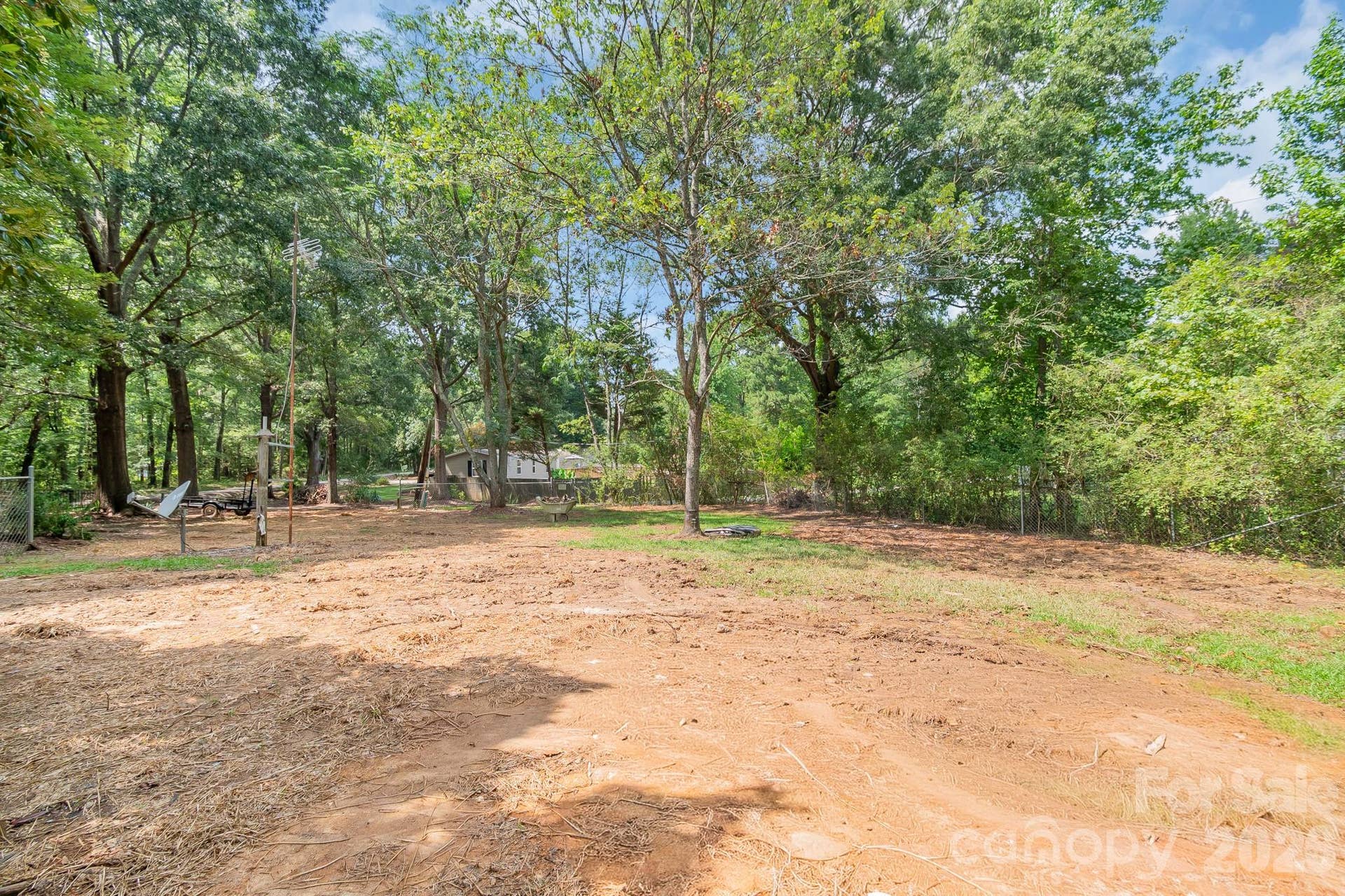 Cleared area of land