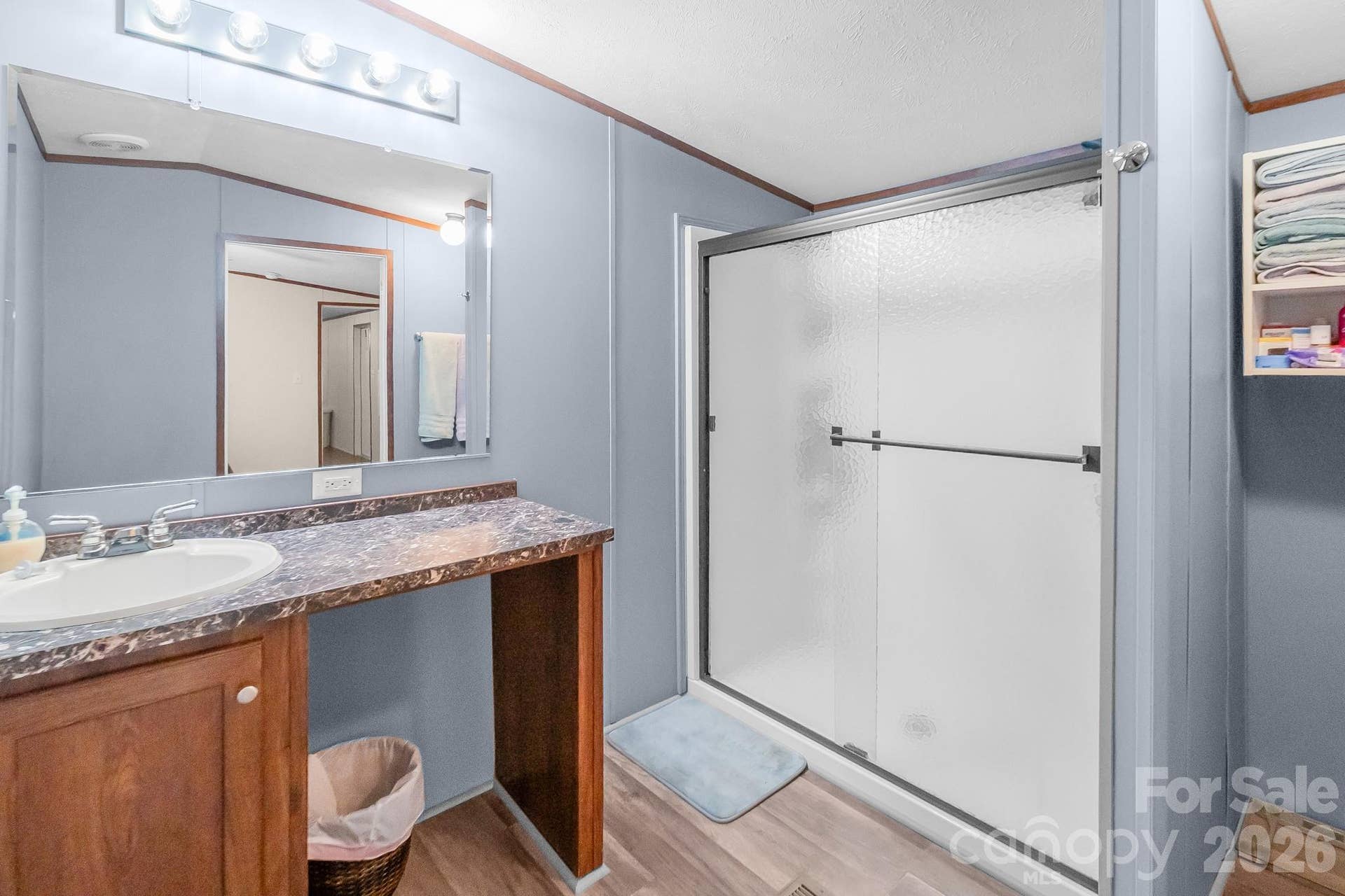 Main Bath with Walk-In Shower