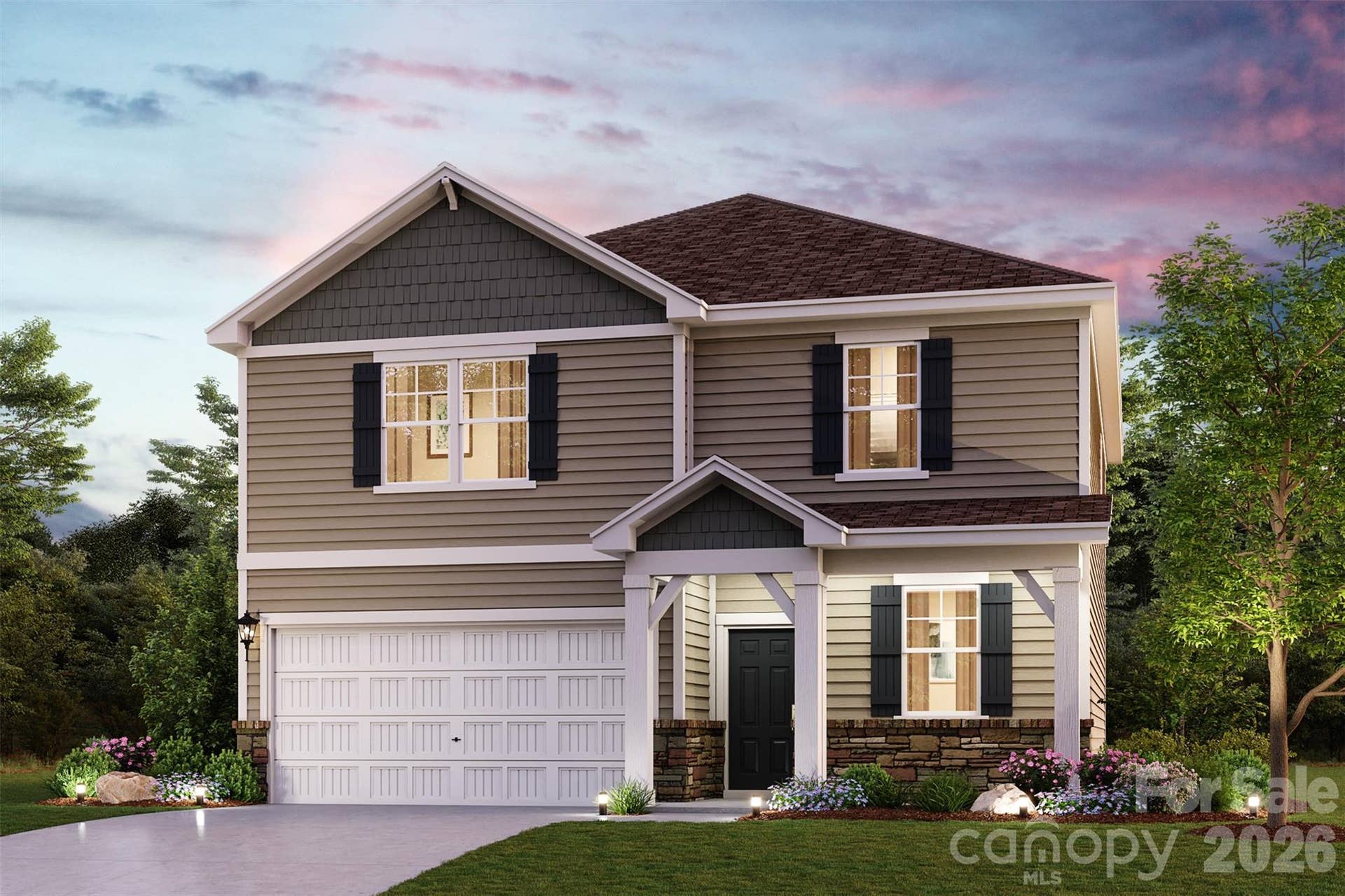 2744 Blue Sky Meadows Drive, Monroe, NC 28110 Rendering