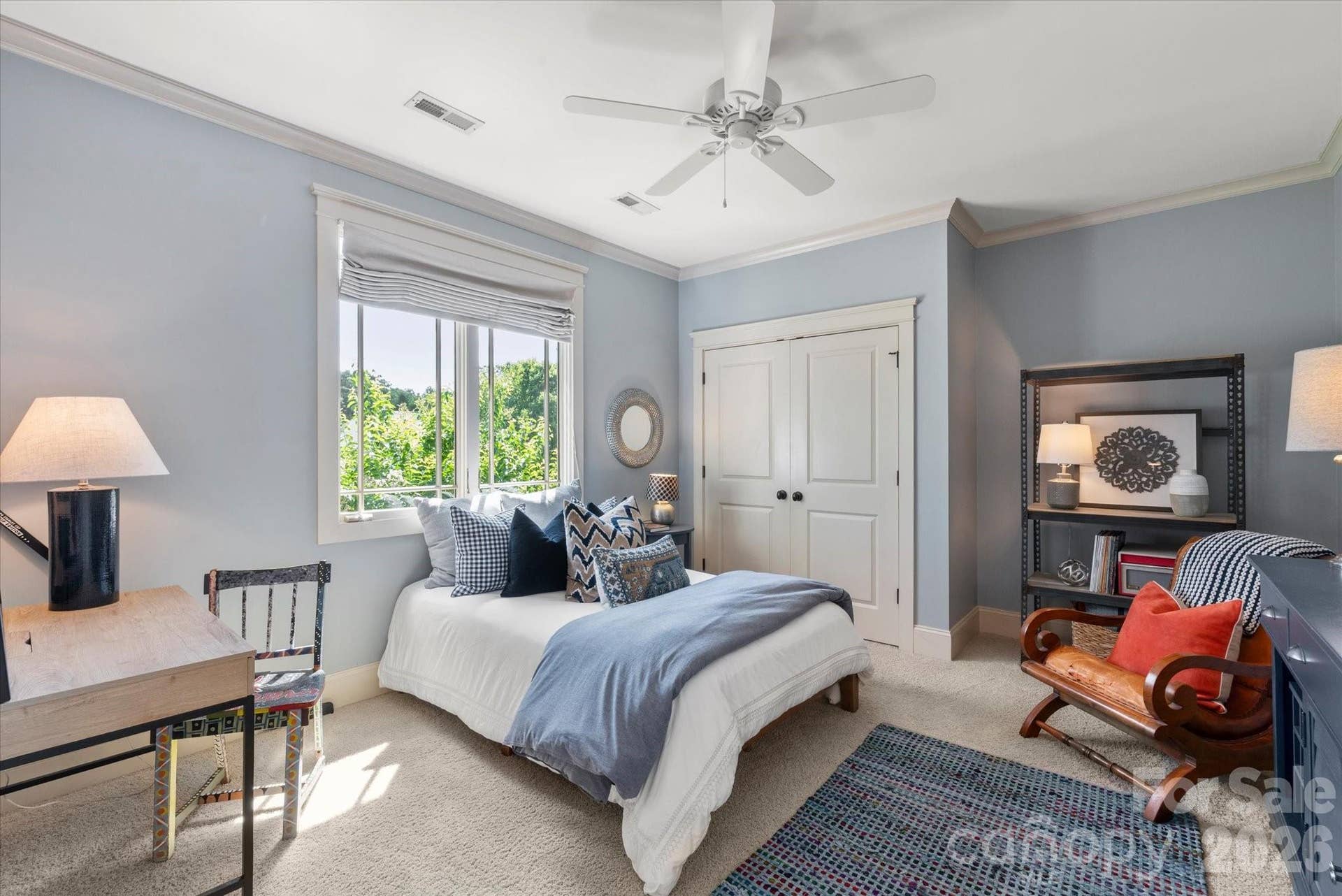 All the secondary bedrooms have large eastern facing windows for serene morning light.