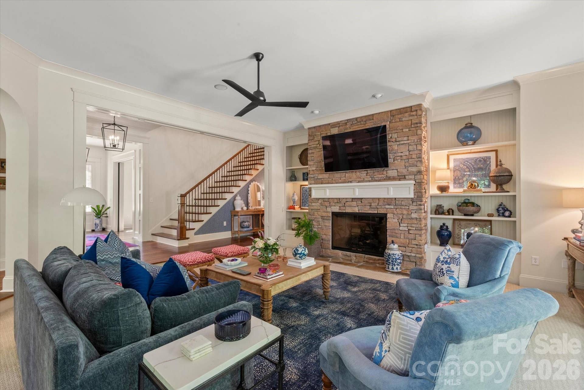 The heart of the home is the impressive Great Room featuring front to rear natural light cascading through and so much more. The openness to all the other surrounding room makes this the pivitol place for Family and Friend gathering.