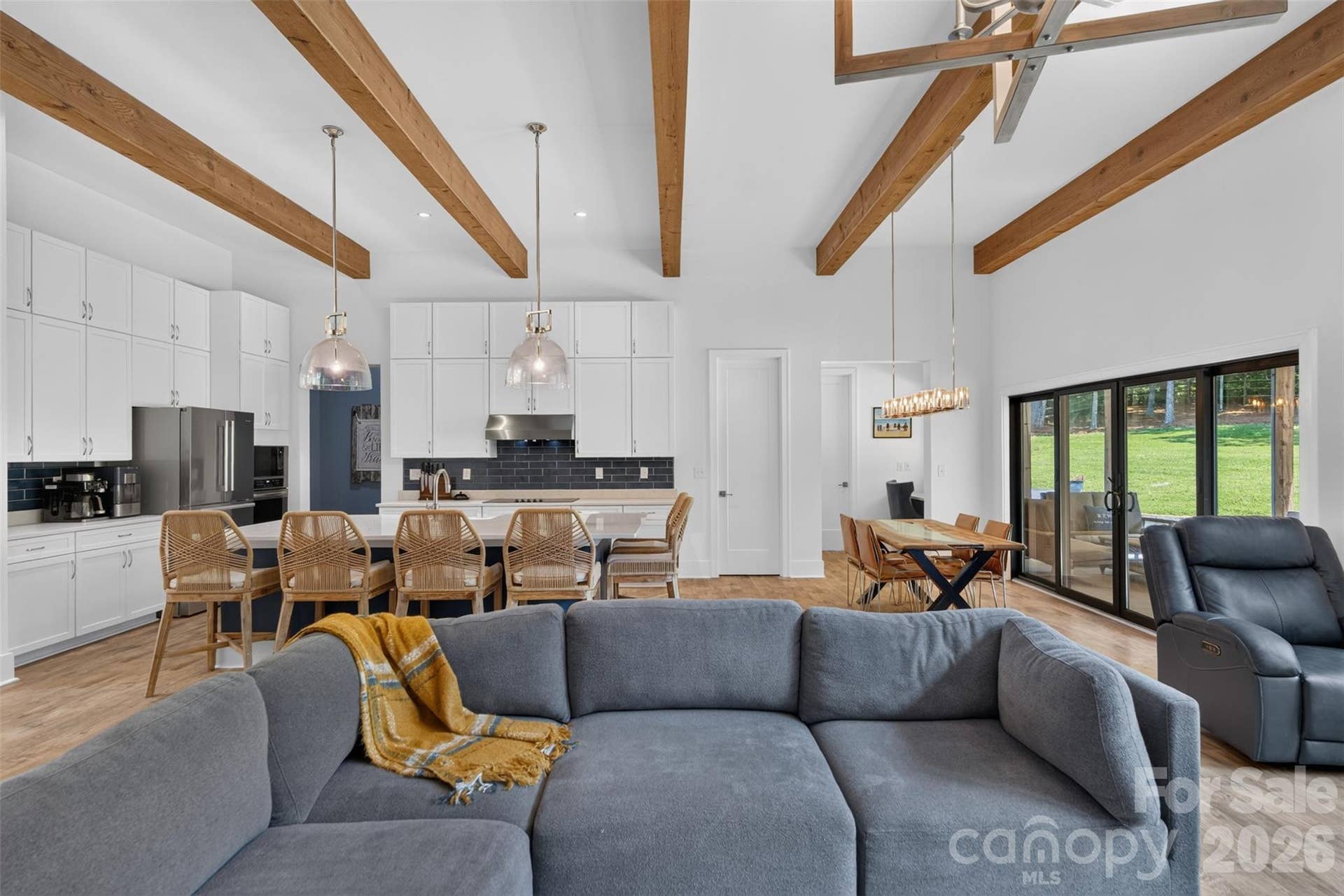 809 Woodland Forest Drive, Waxhaw, NC 28173 Beams for days!