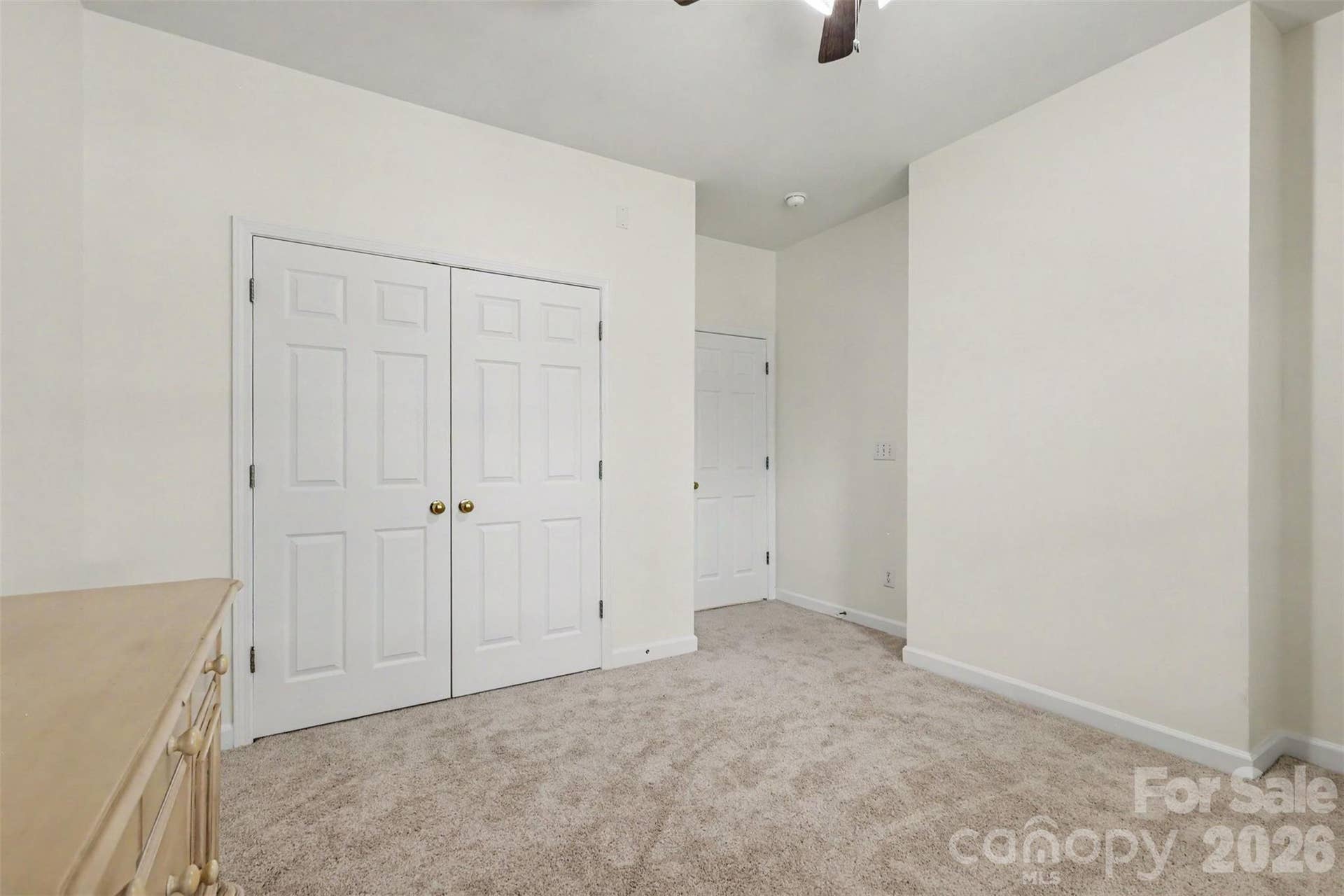 Main level Guest suite with new carpet