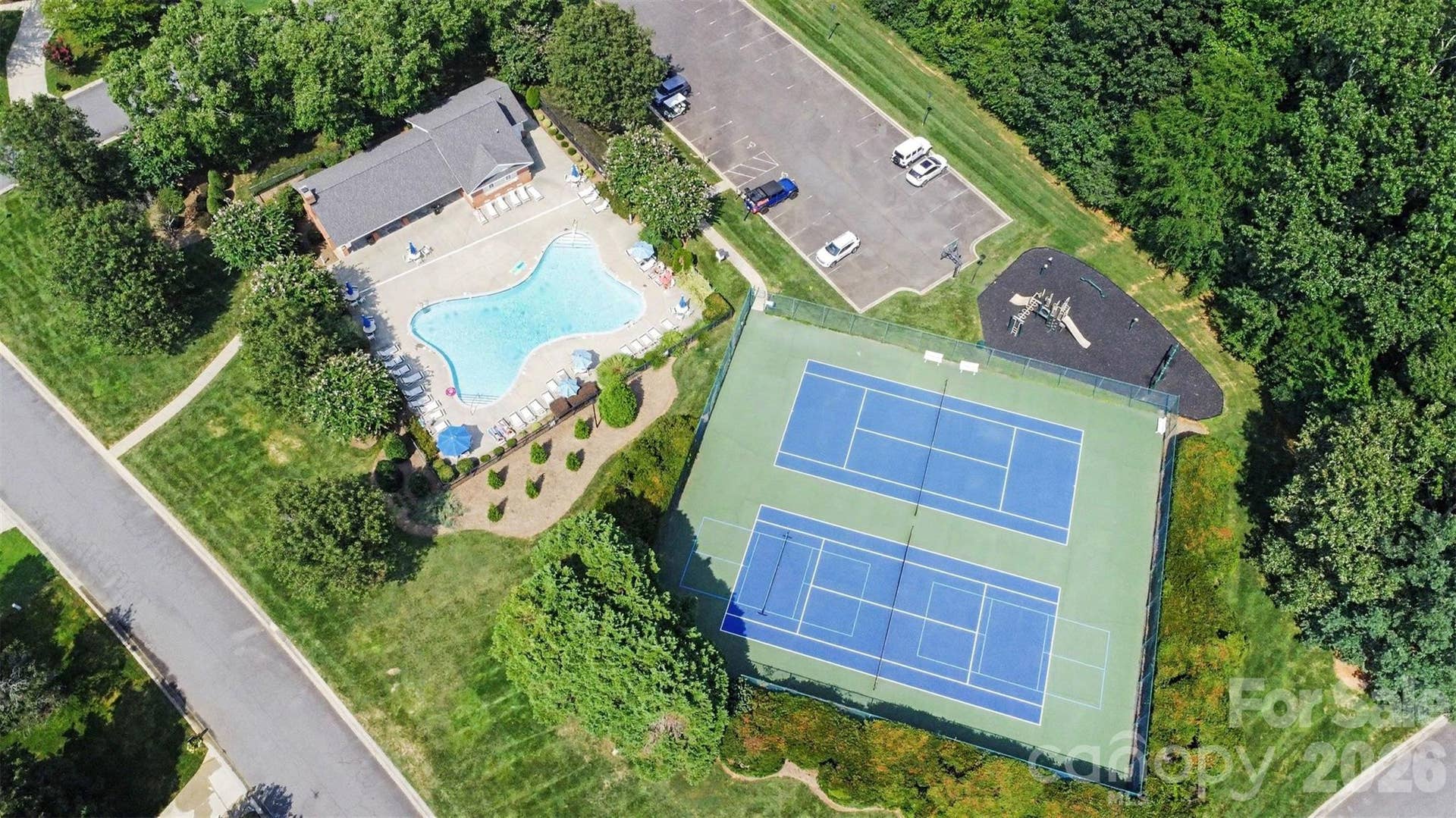 Neighborhood Tennis courts and recreational area