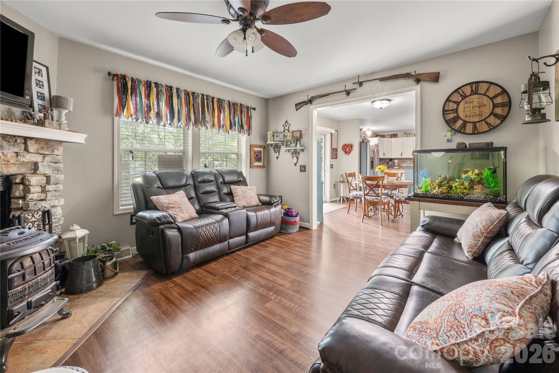 751 Church Road, Rock Hill, SC 29730 Living room open to kitchen