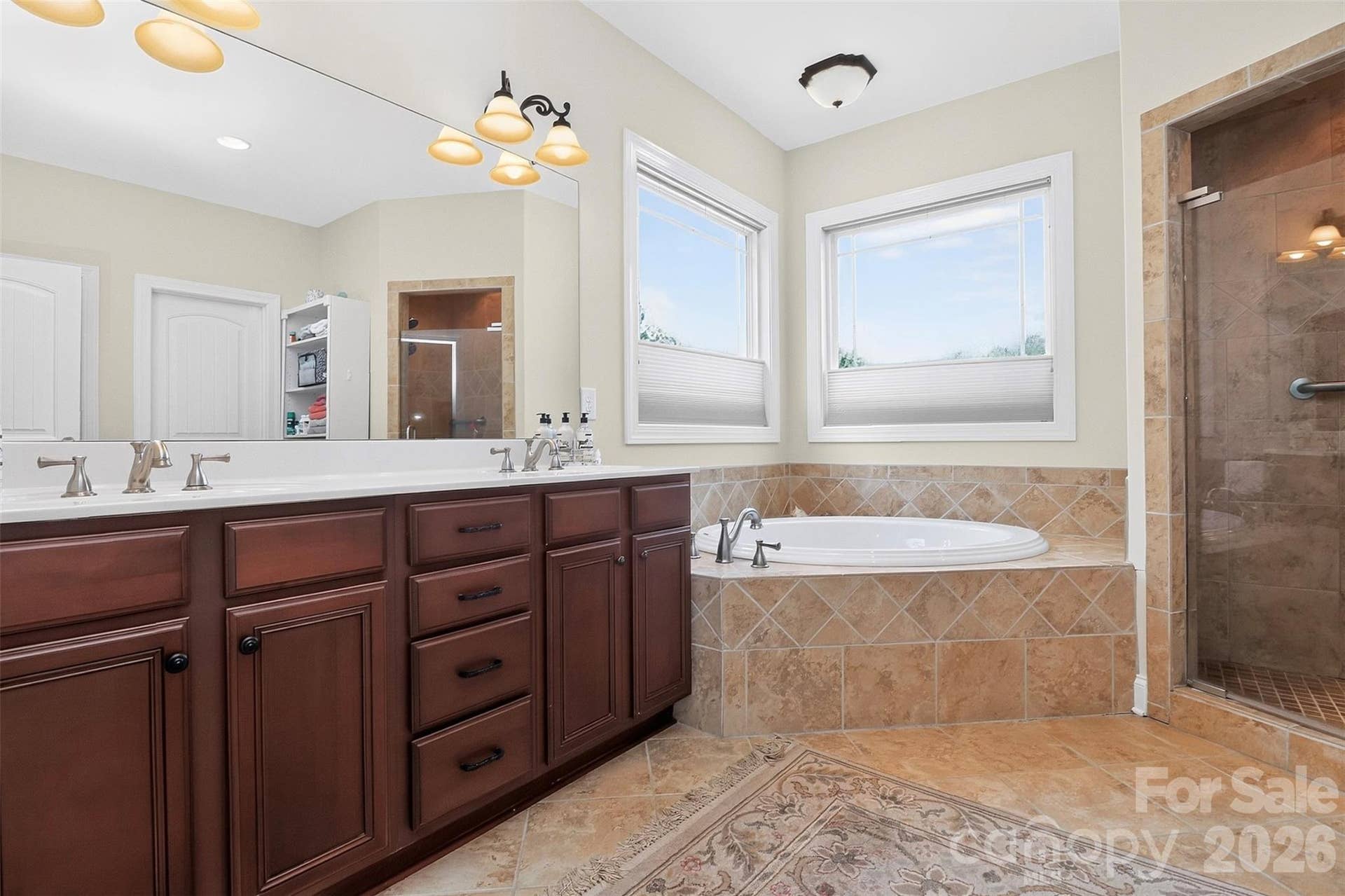 Primary Bath dual sinks