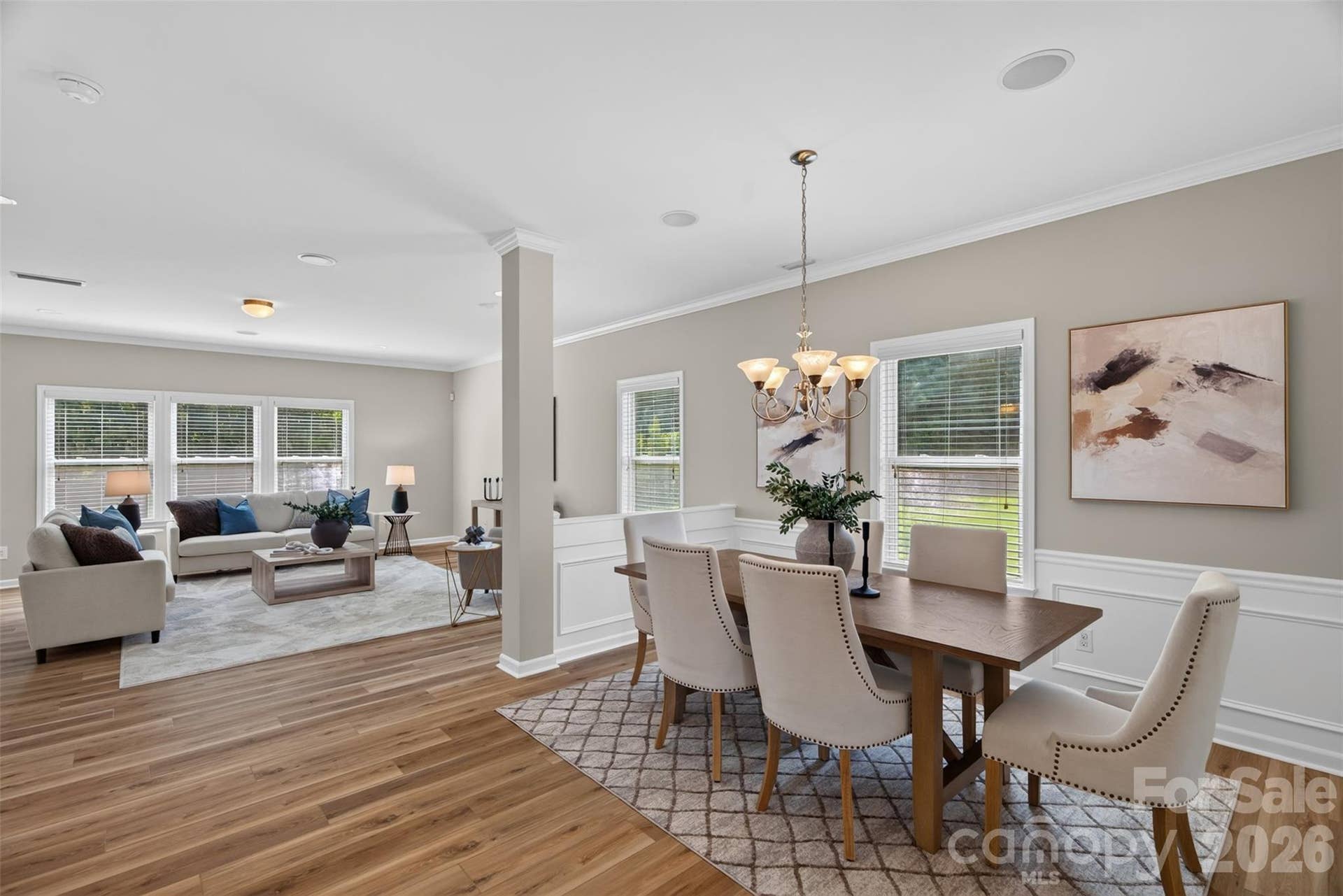 Open floorplan perfect for gatherings and for relaxation