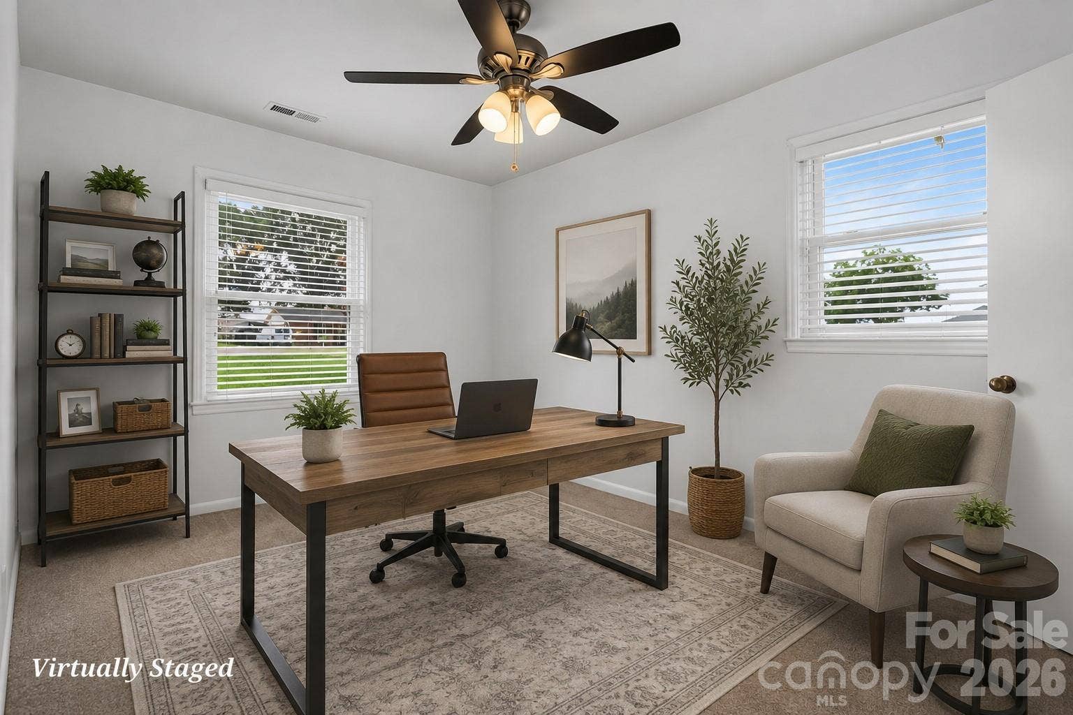 809 Hasty Road, Marshville, NC 28103 Bedroom - Home Office Virtually Staged