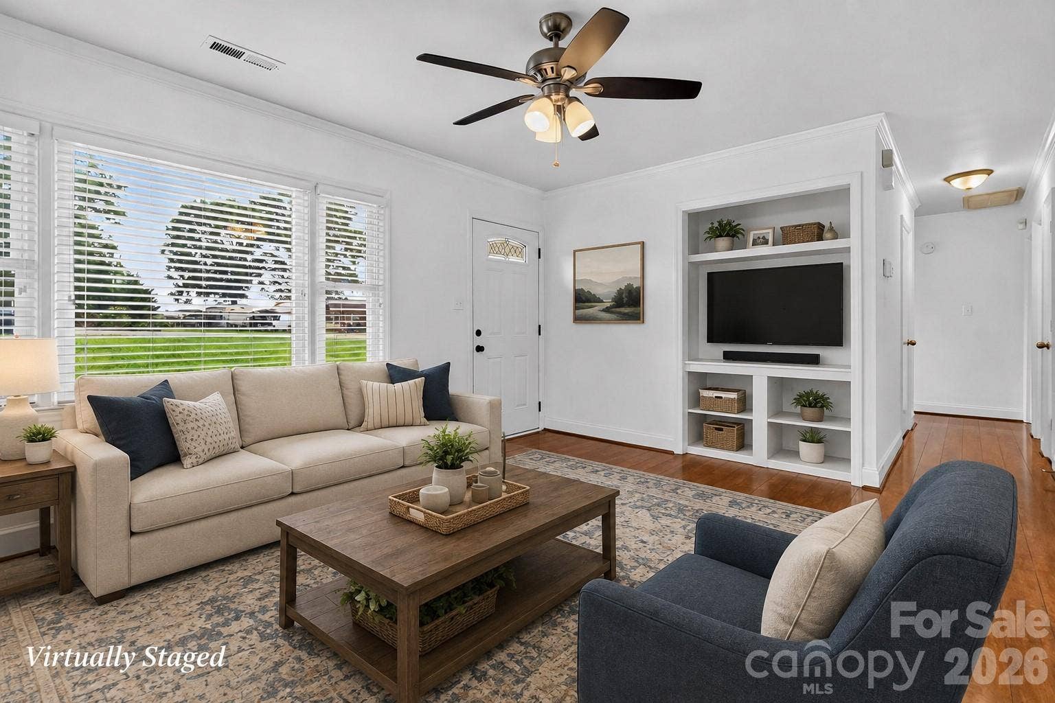 809 Hasty Road, Marshville, NC 28103 Family Room Virtually Staged