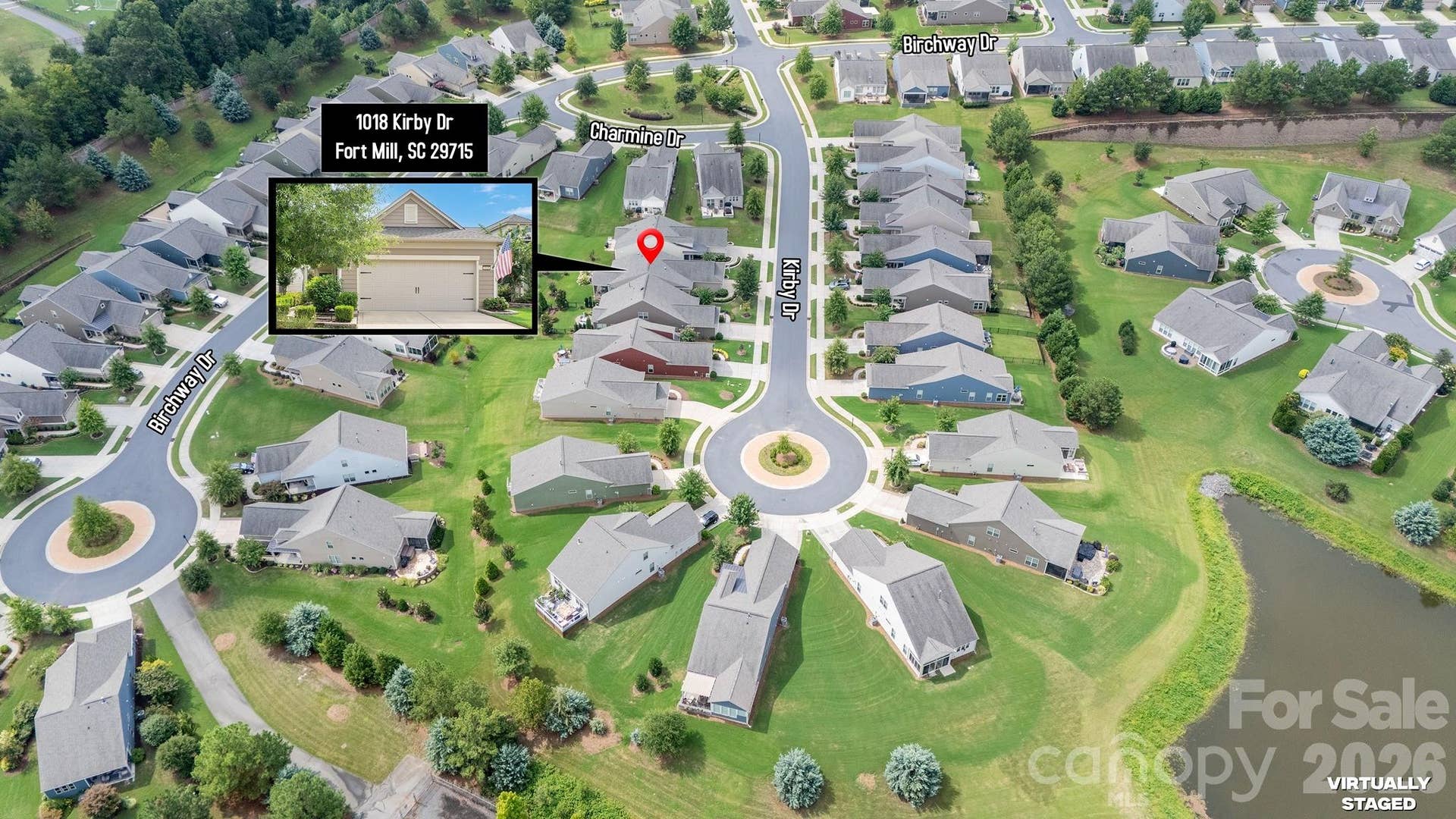 1018 Kirby Drive, Fort Mill, SC 29715 Aerial view