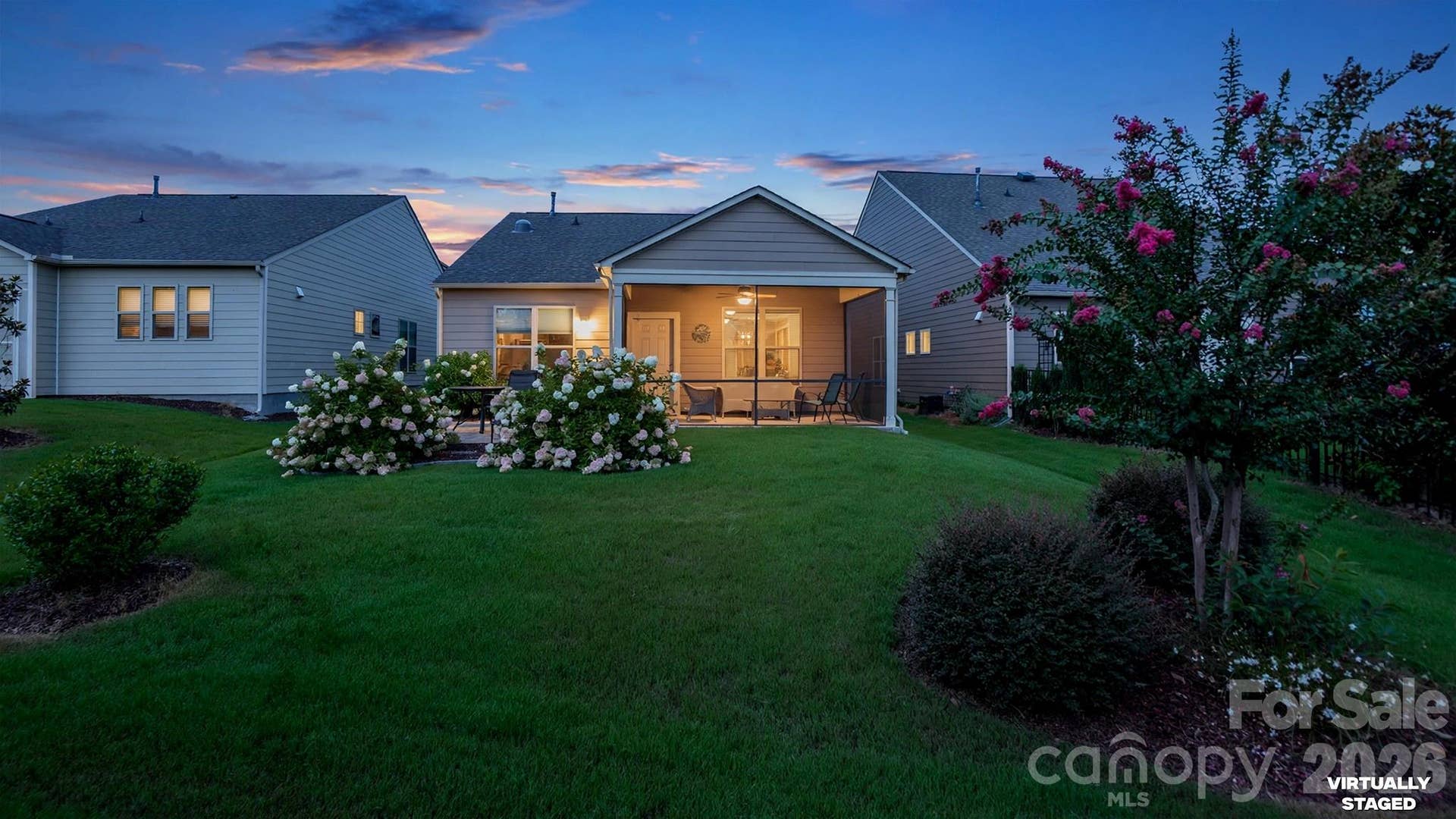 1018 Kirby Drive, Fort Mill, SC 29715 Twilight view of Back Yard