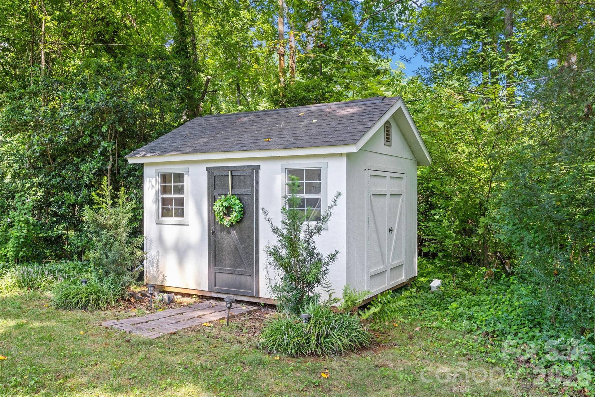 Cute storage shed stays