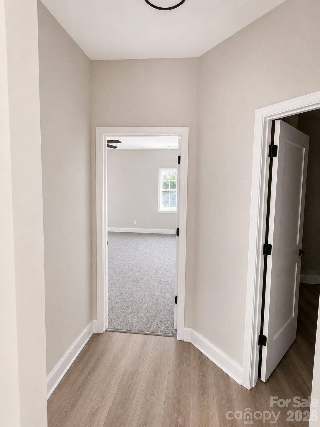6717 Jesse Rushing Road, Marshville, NC 28103 Hallway to primary suite/ secondary bathroom