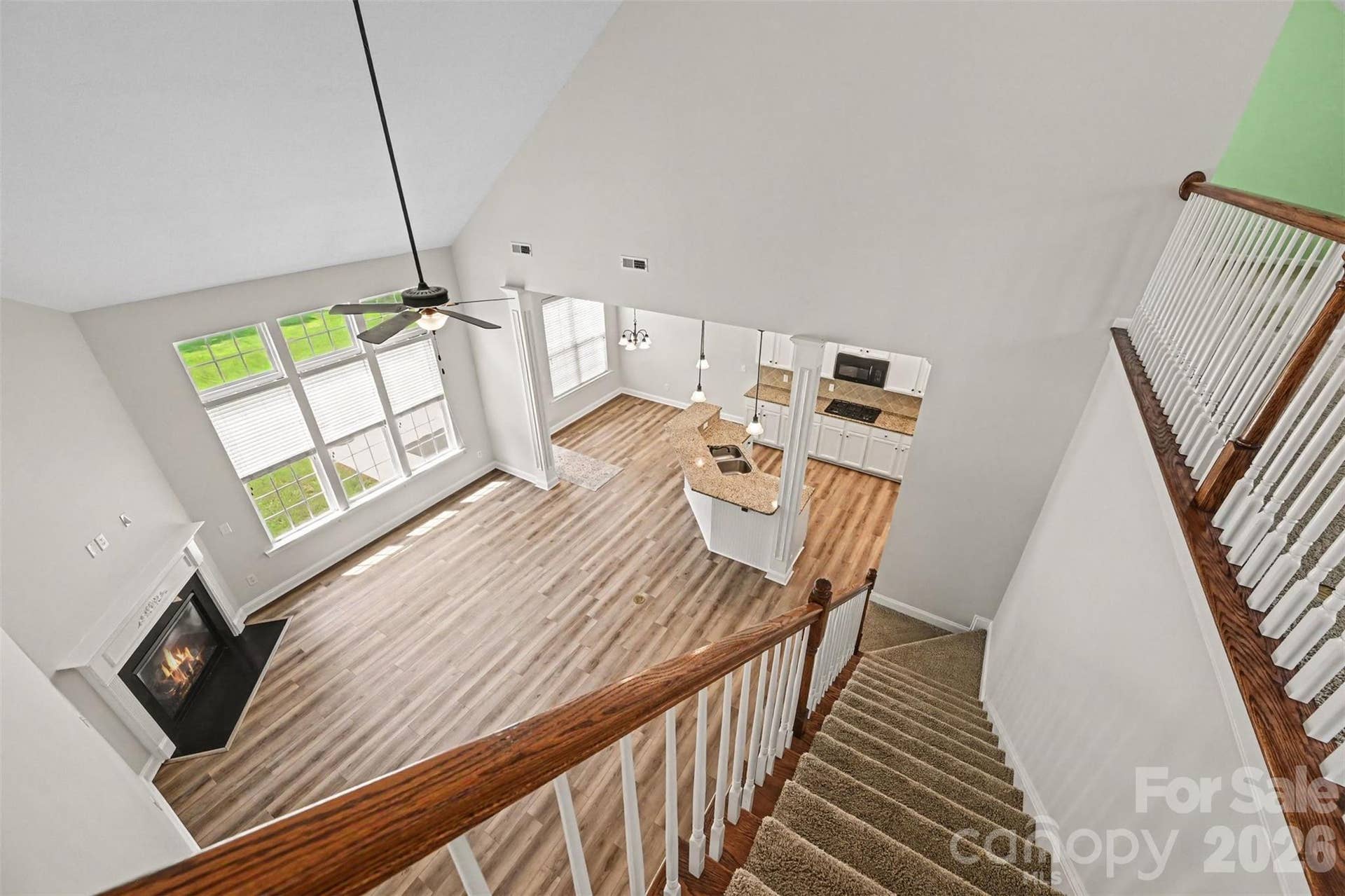 View from upstairs loft