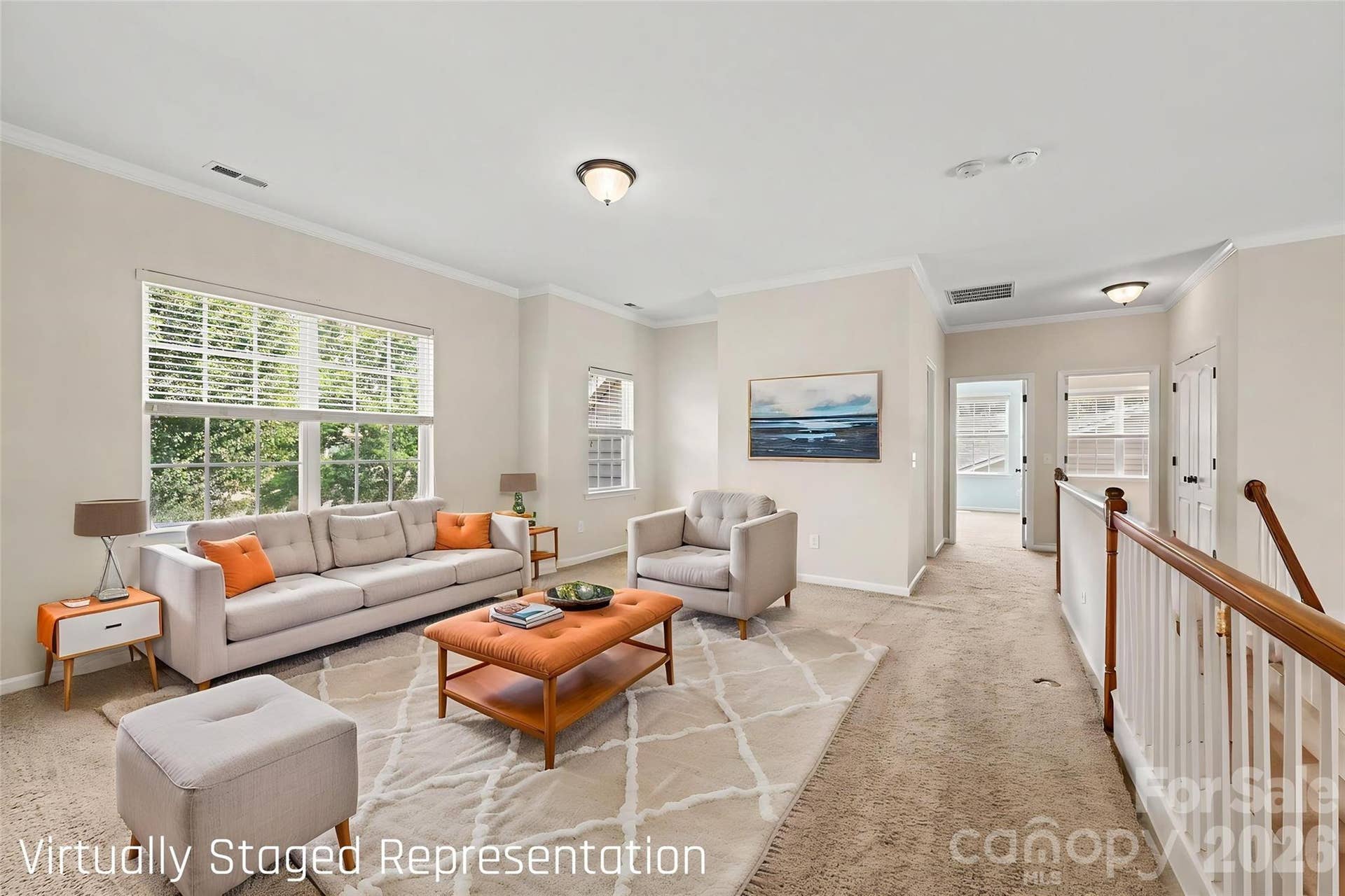Upstairs loft landing *Virtually Staged*