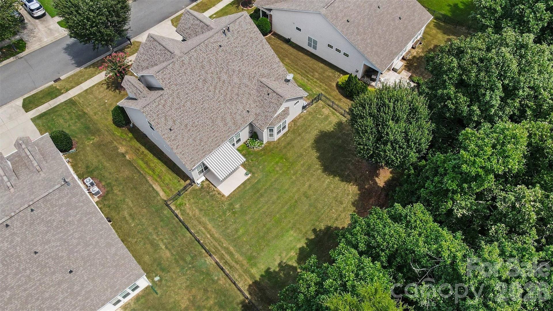 Aerial view of property