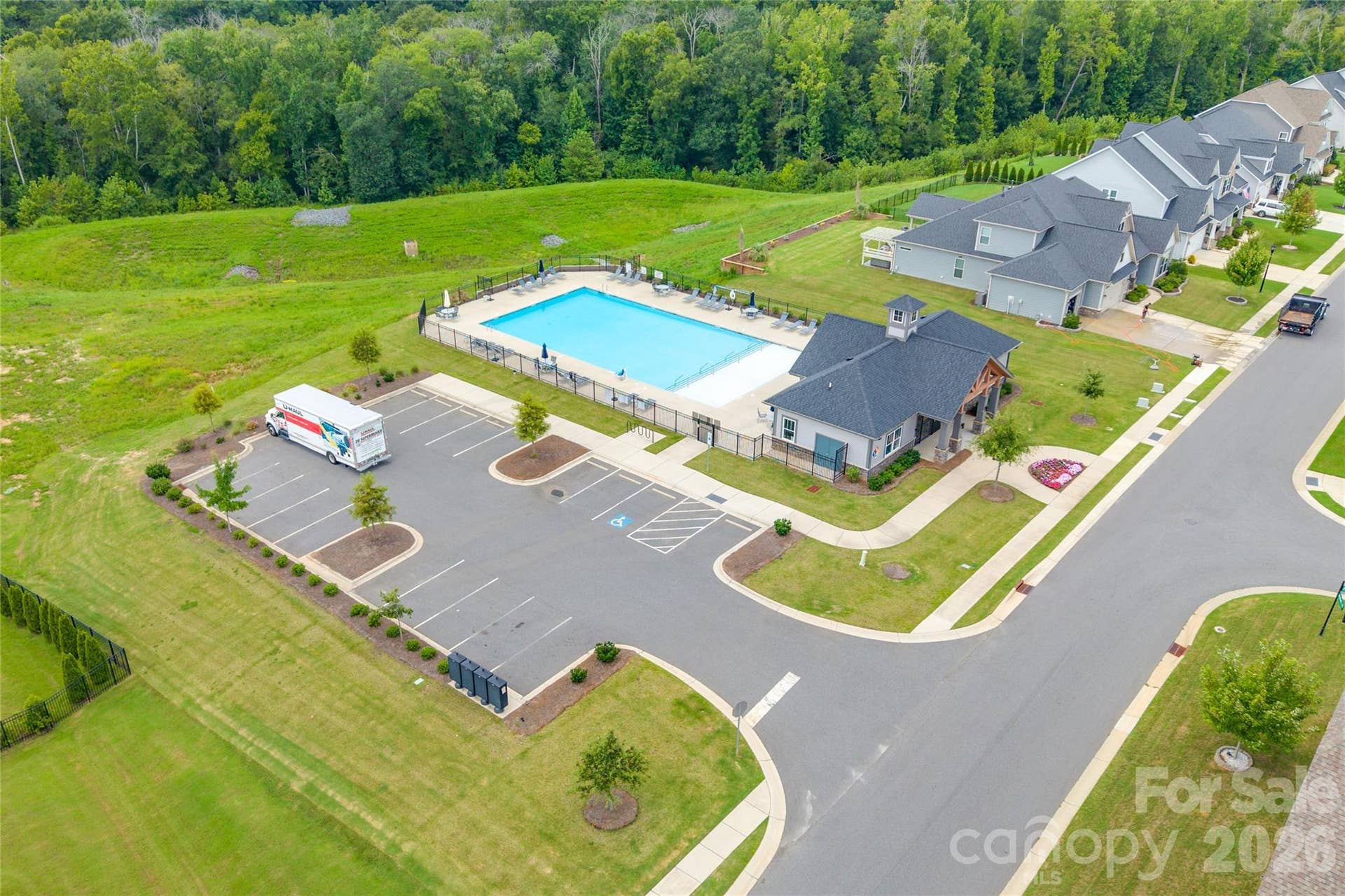 Enjoy resort-style living right at home with access to the community pool and cabana...perfect for summer relaxation.