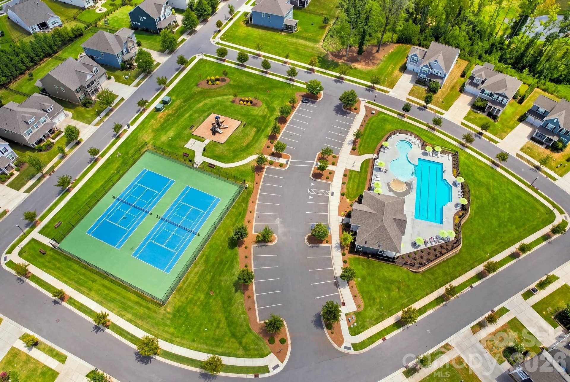 Second pool and sport court amenity