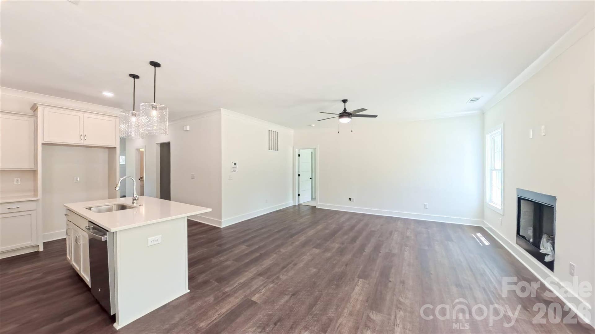 3155 Meadowcrest Drive, Clover, SC 29710 Kitchen and Living room