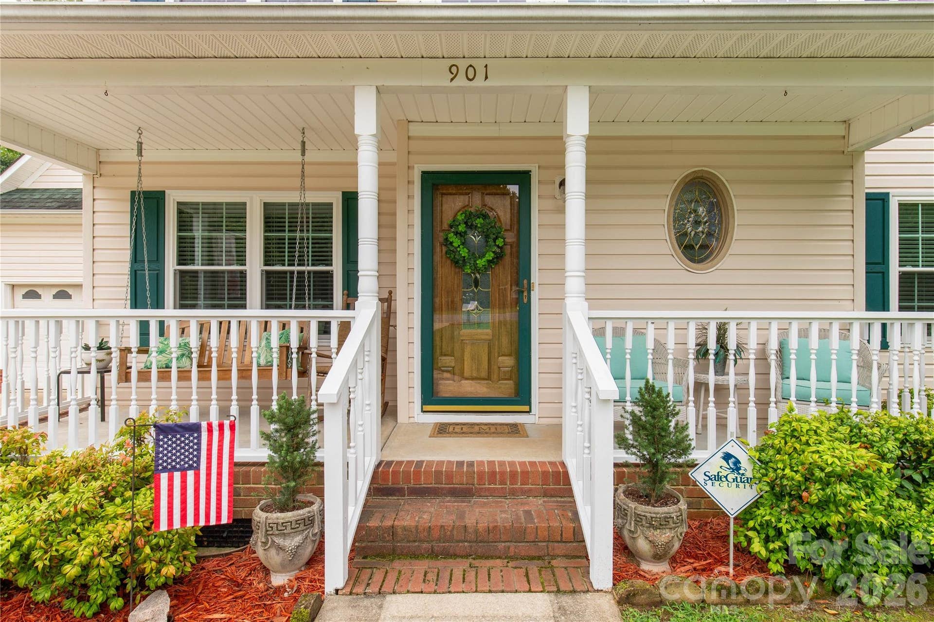 901 Clover Park Drive, Clover, SC 29710 Covered Front Porch
