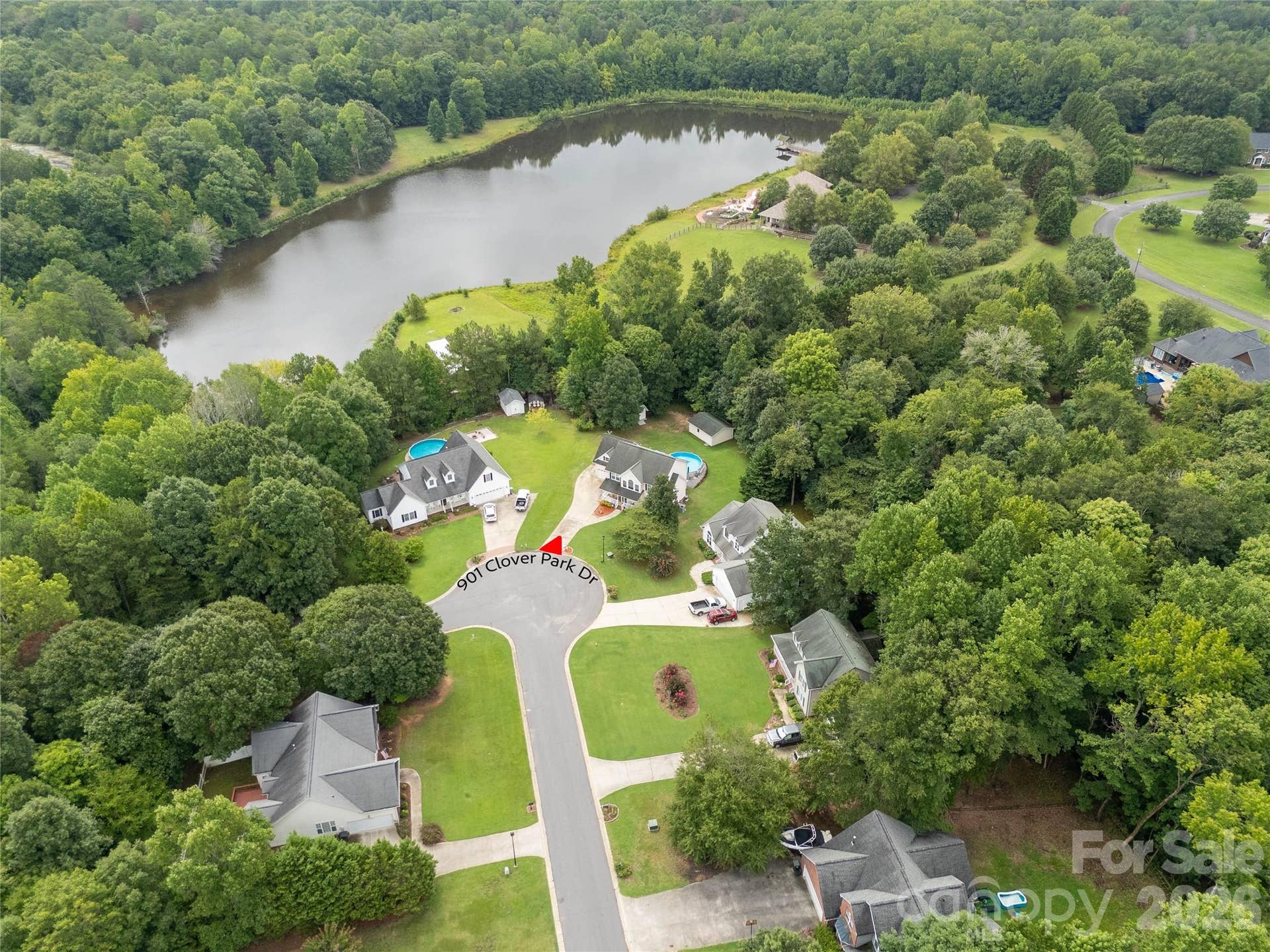 901 Clover Park Drive, Clover, SC 29710 Aerial View
