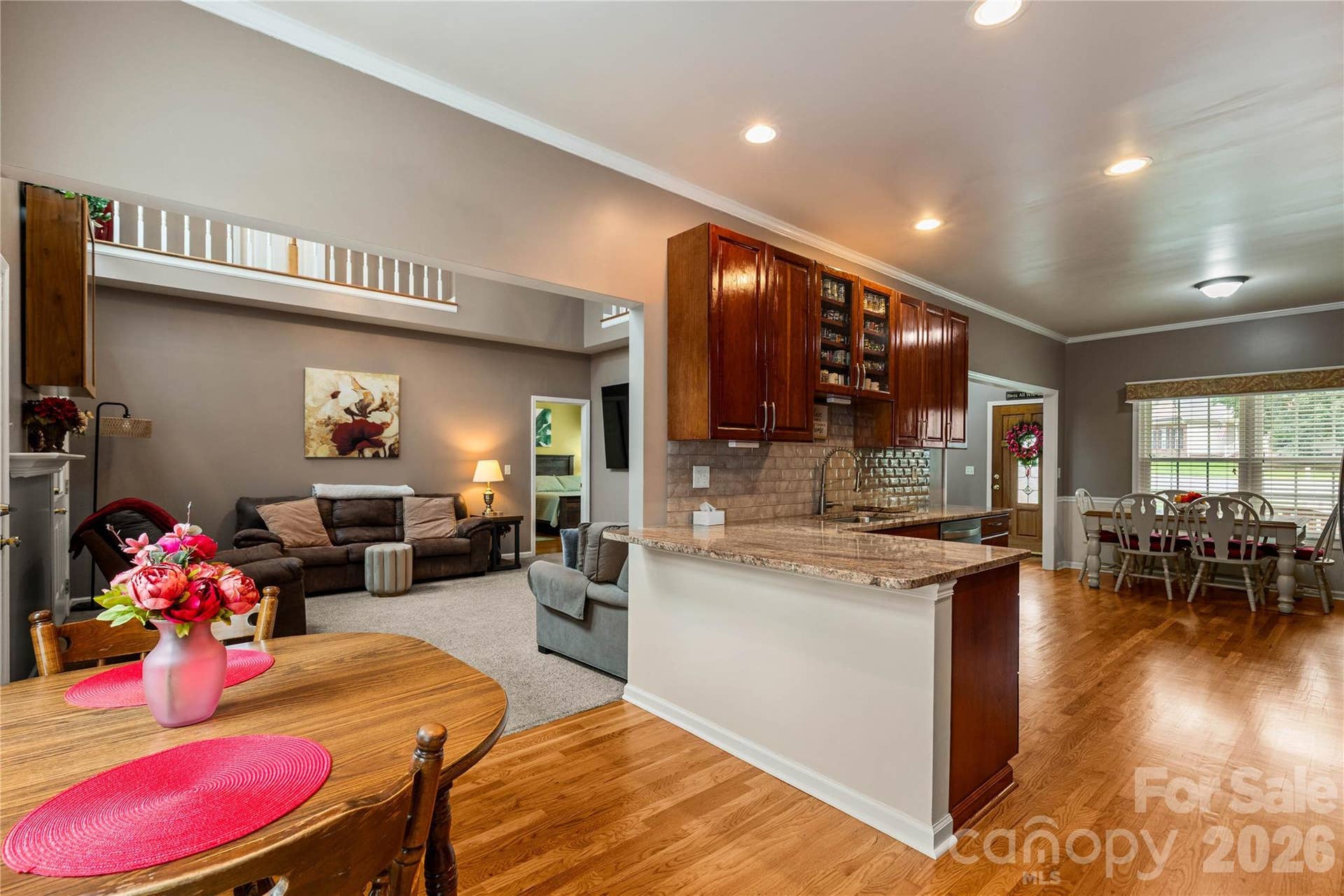 901 Clover Park Drive, Clover, SC 29710 Living Room & Kitchen Views
