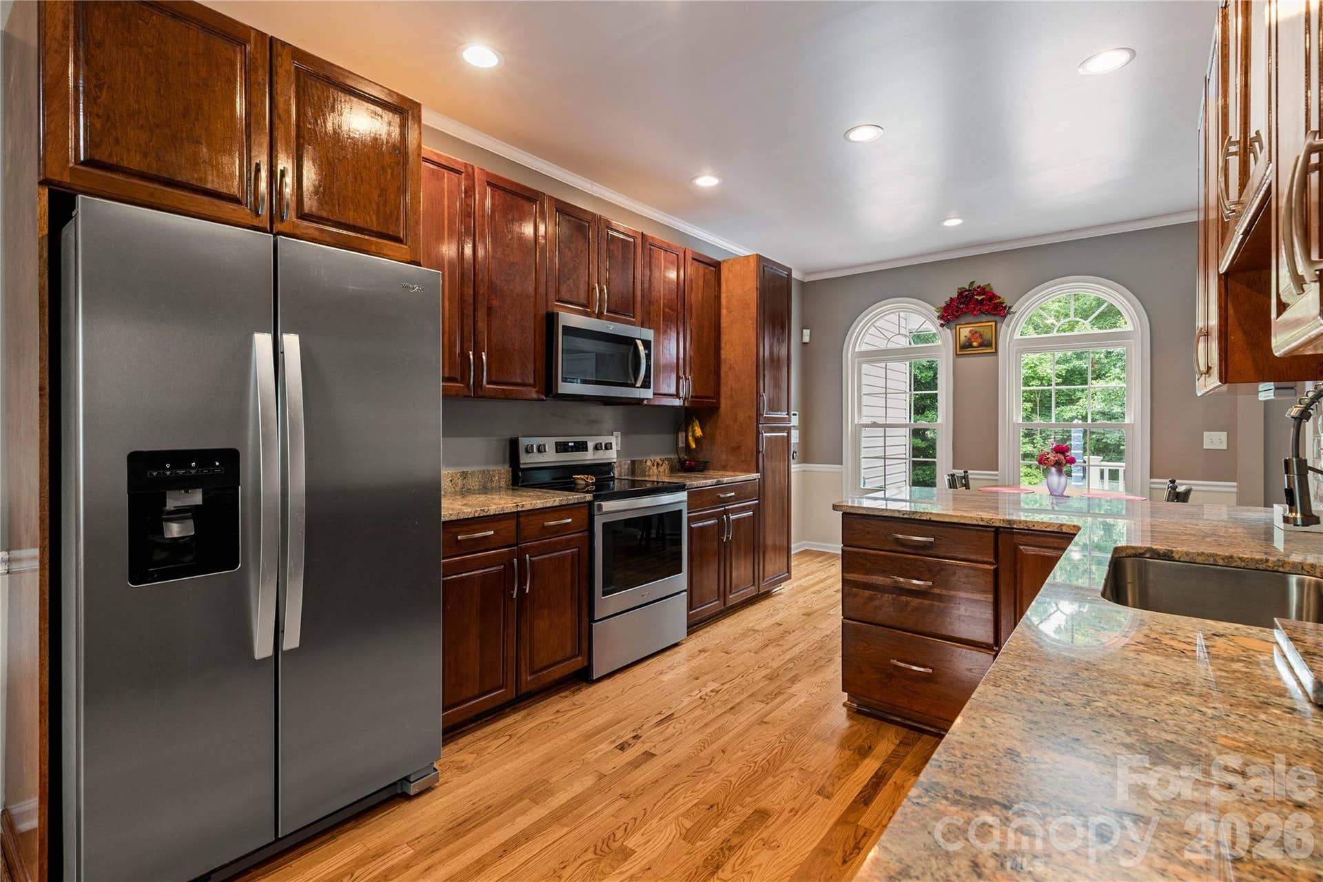 901 Clover Park Drive, Clover, SC 29710 Custom cabinets, refinished hardwood floors