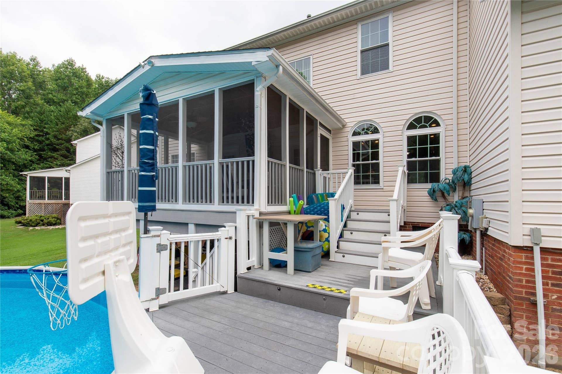 901 Clover Park Drive, Clover, SC 29710 Deck & Pool