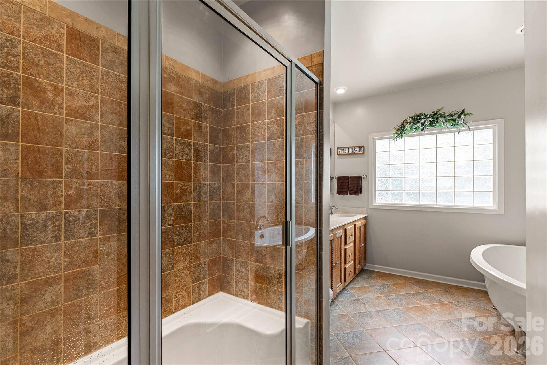 901 Clover Park Drive, Clover, SC 29710 Tiled Primary Shower