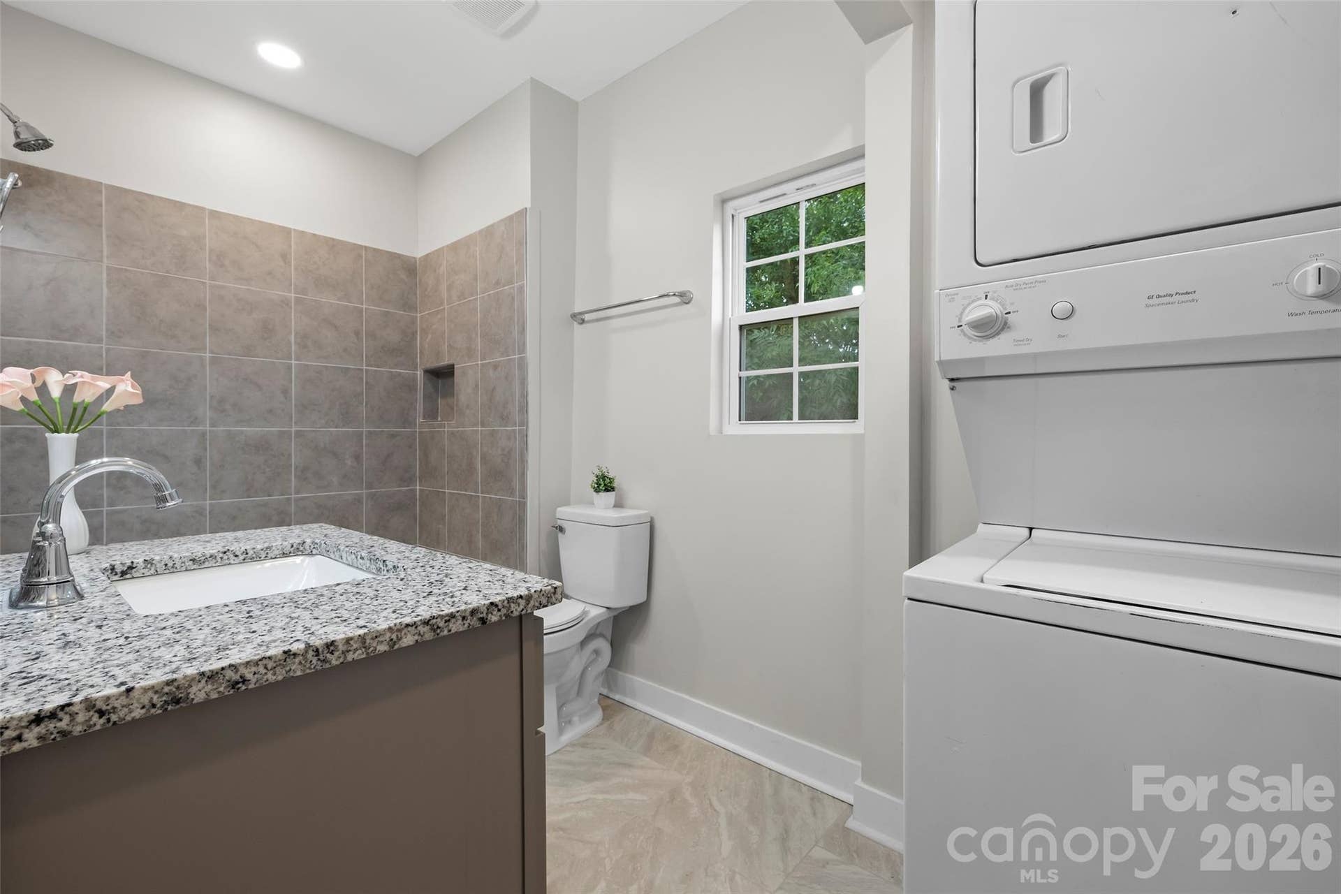 605 Kings Mountain Street, Clover, SC 29710 Full bathroom with washer and dryer