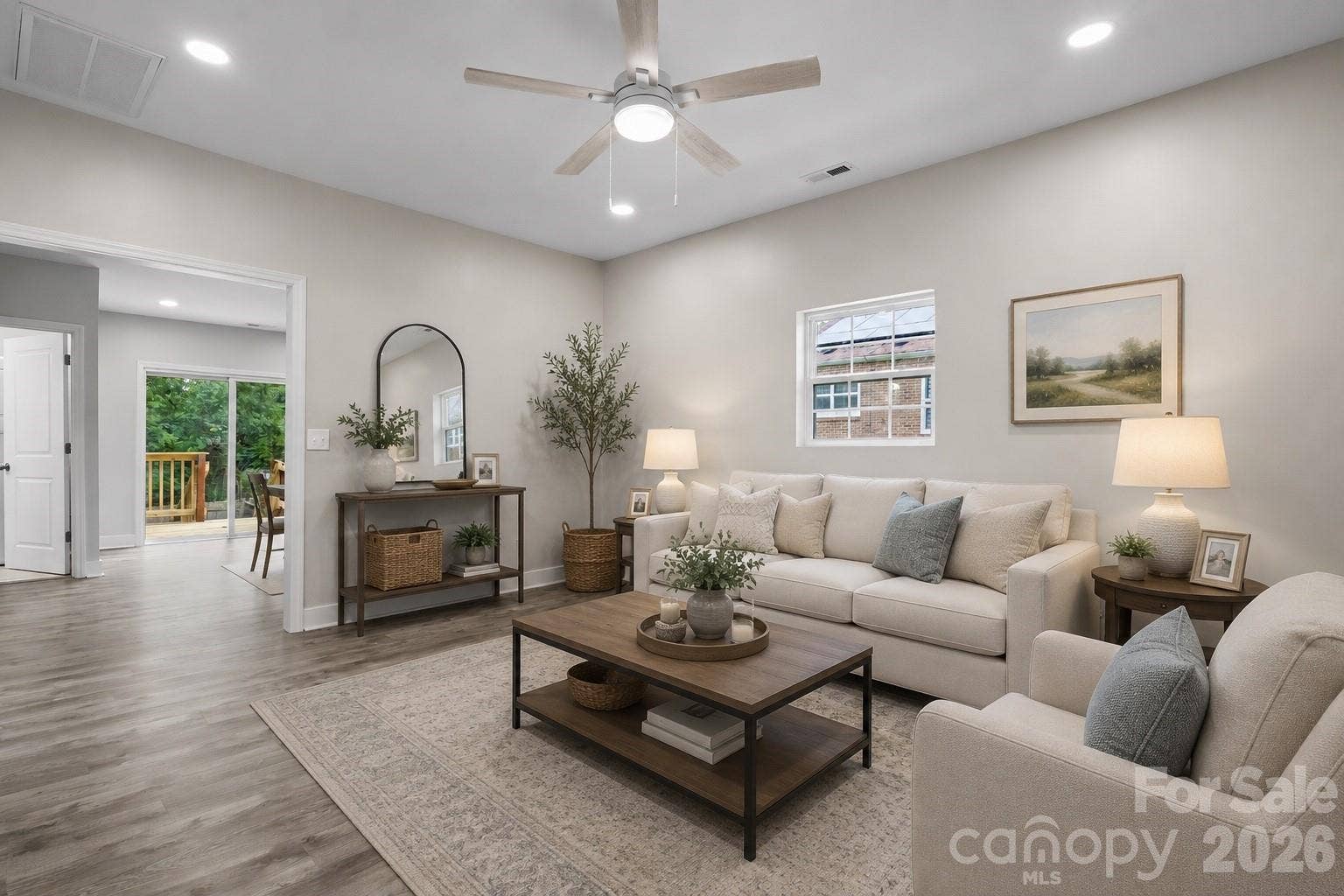 605 Kings Mountain Street, Clover, SC 29710 VIRTUALLY STAGED living room