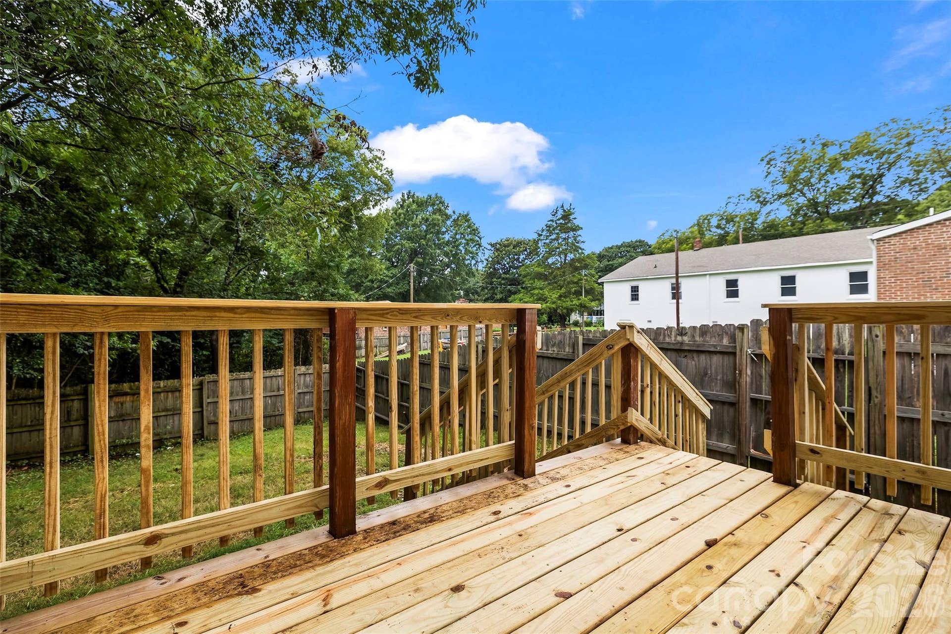 605 Kings Mountain Street, Clover, SC 29710 deck and fenced backyard