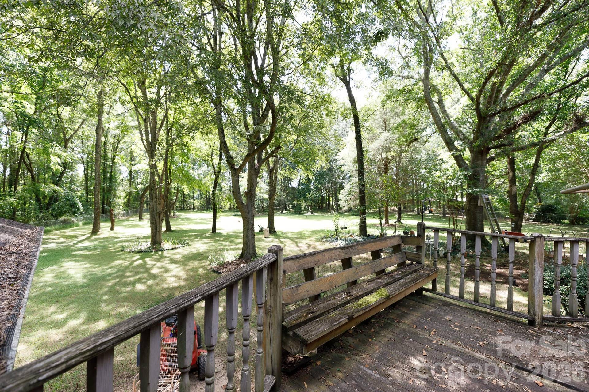 3550 Tree Line Drive, Rock Hill, SC 29732 Great view of lot from the deck