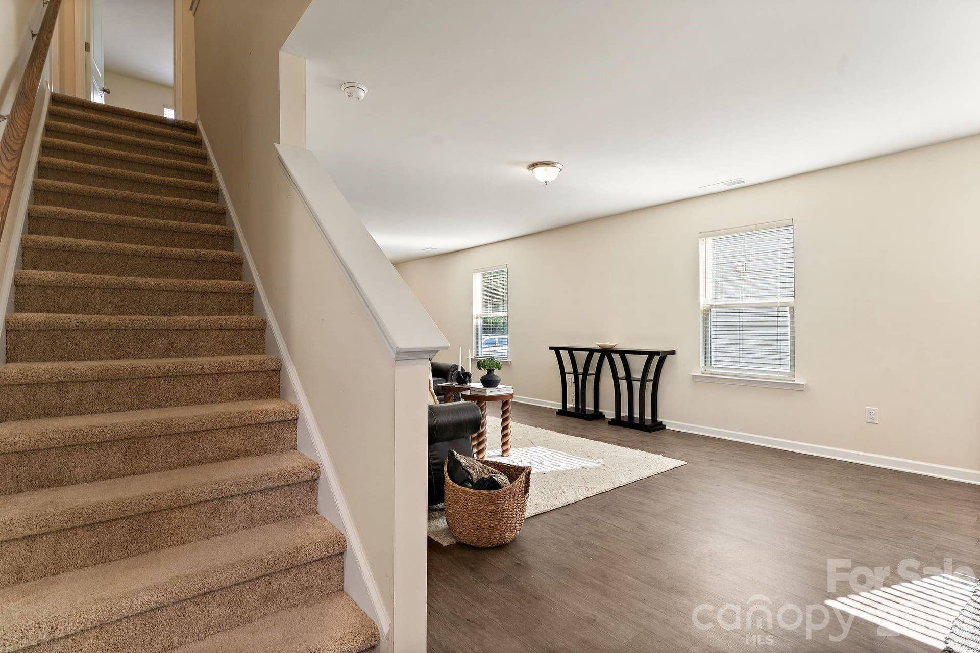 let's go upstairs to the 3 bedrooms and 2 baths plus LAUNDRY & LOFT