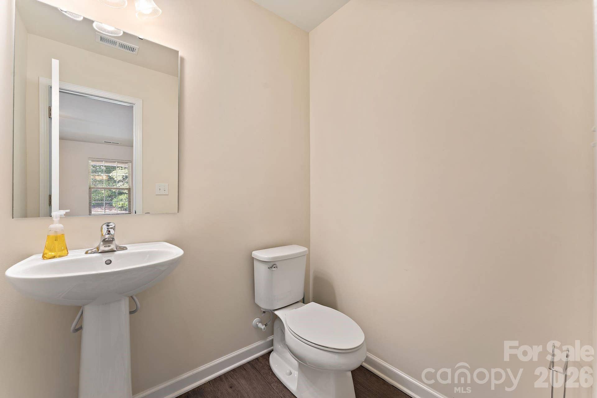 1/2 bath on main floor